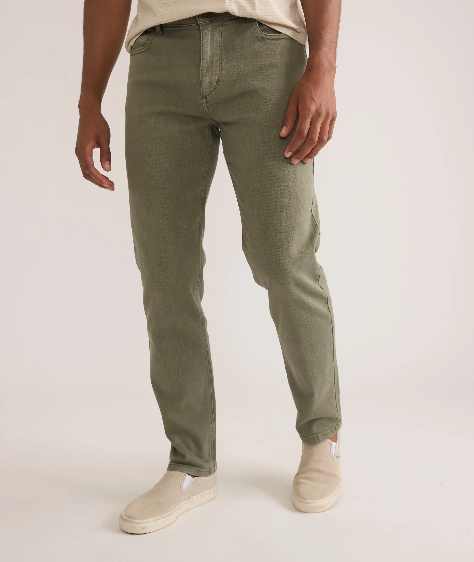 5 Pocket Athletic Fit Twill Pant - Image 3