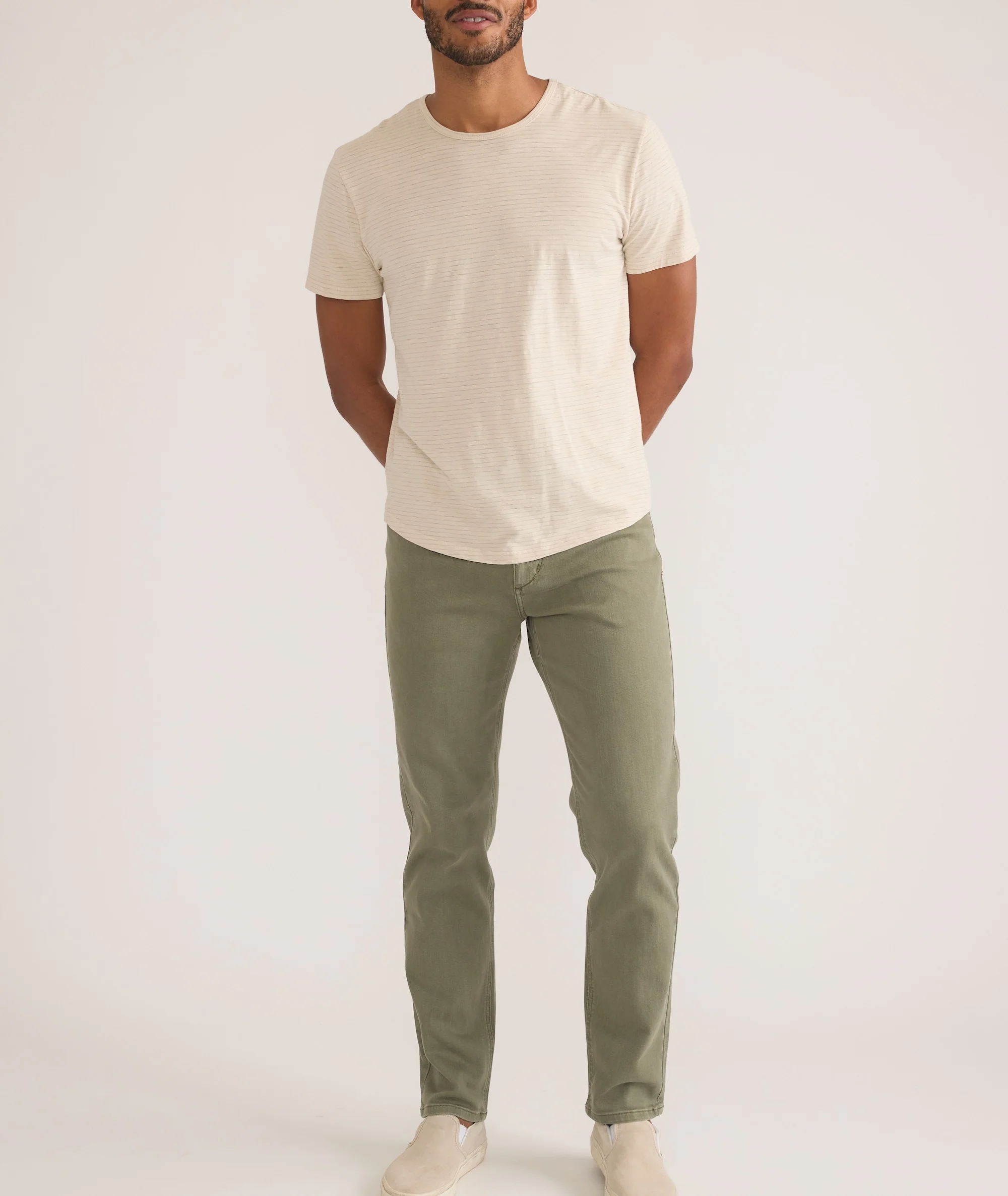 5 Pocket Athletic Fit Twill Pant - Image 6