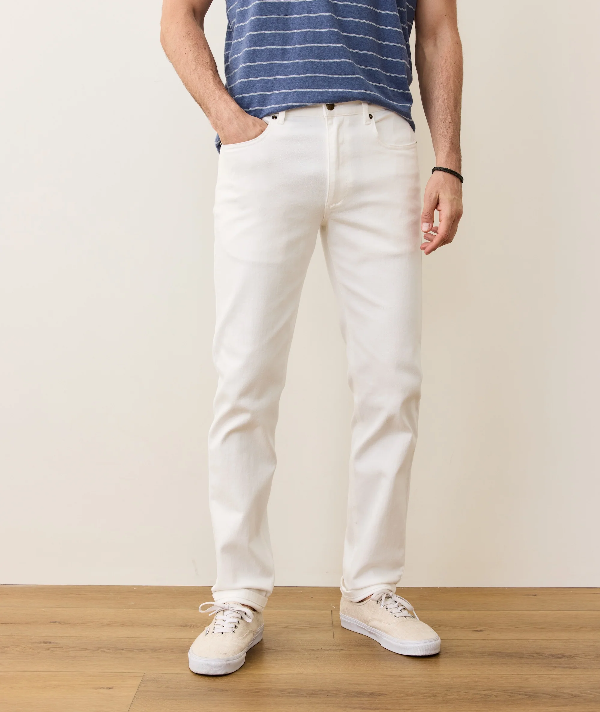 5 Pocket Slim Straight Twill Pant - Image 2