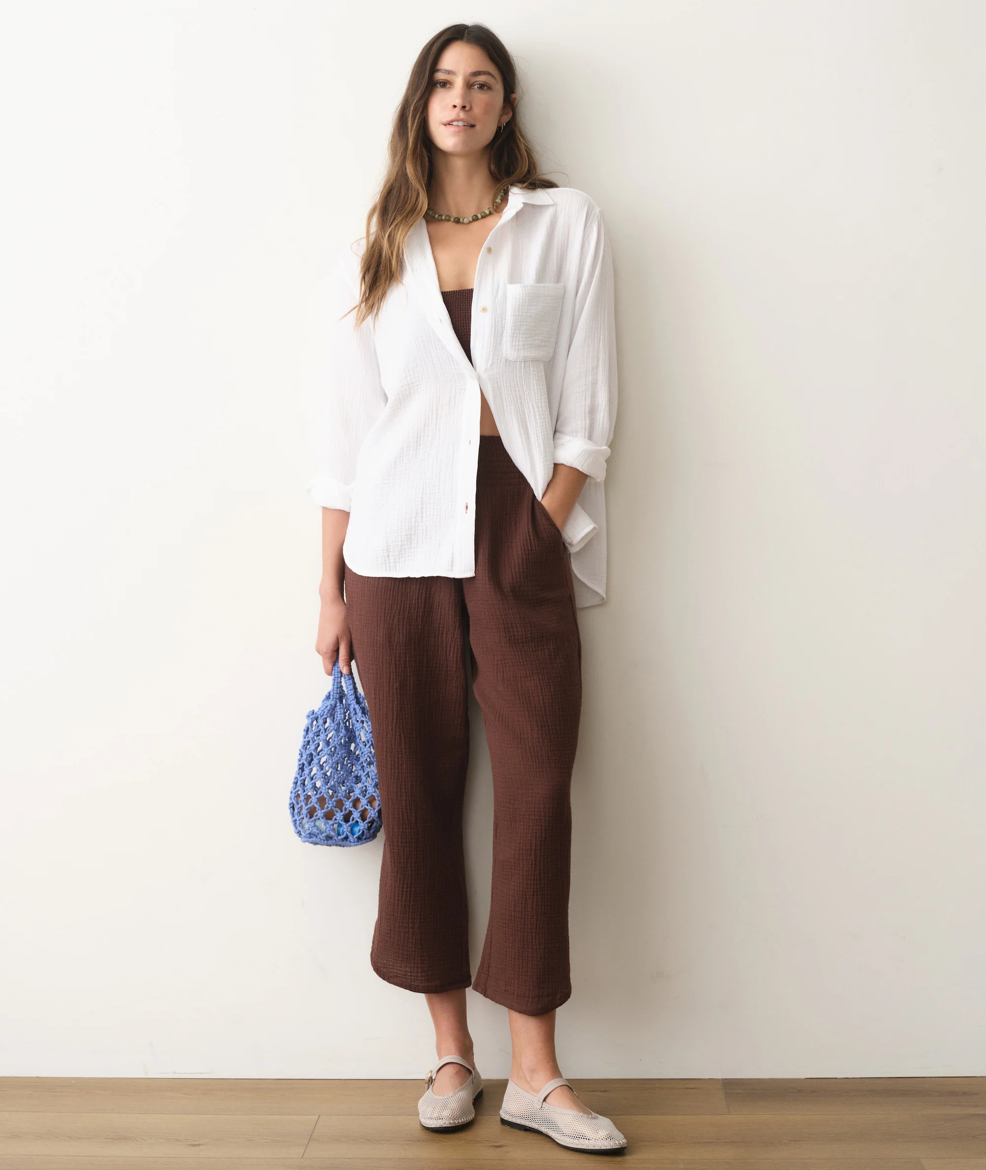 Jane Relaxed Double Cloth Shirt - Image 4