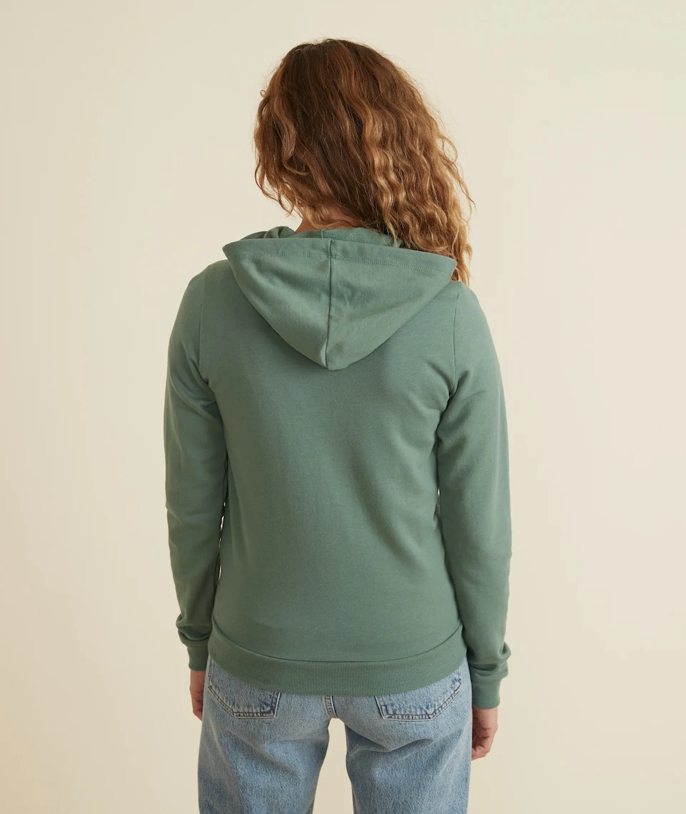 Women's Afternoon Hoodie in Sage Green - Image 4