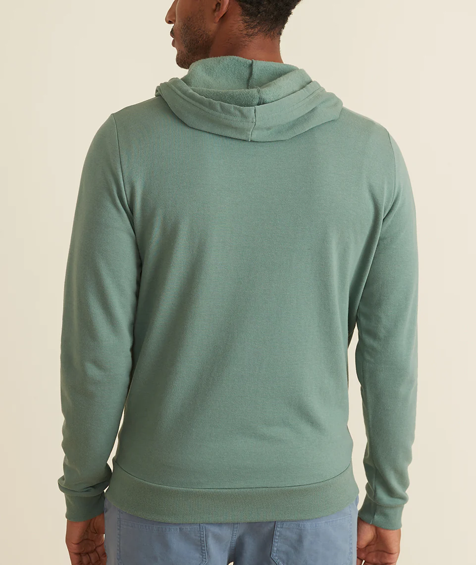 Men's Afternoon Hoodie in Sage Green - Image 4