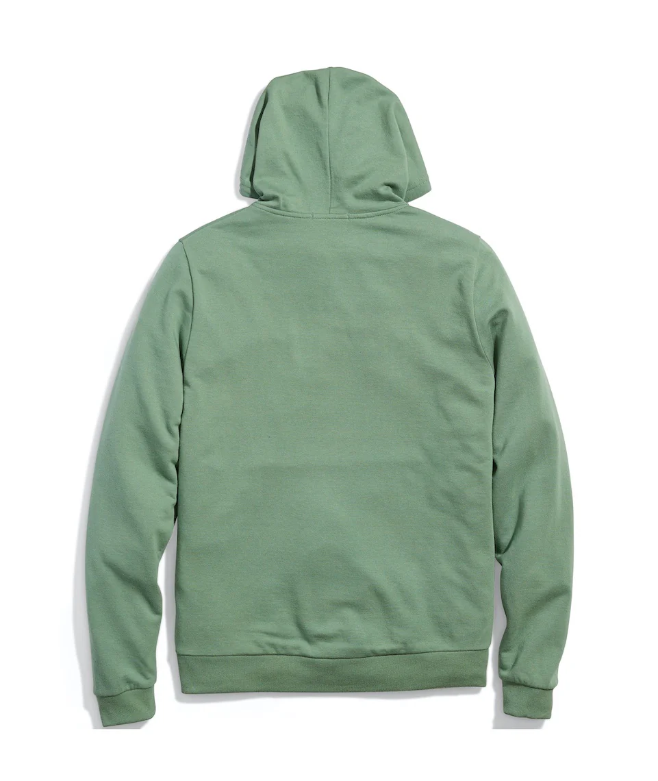 Men's Afternoon Hoodie in Sage Green - Image 5