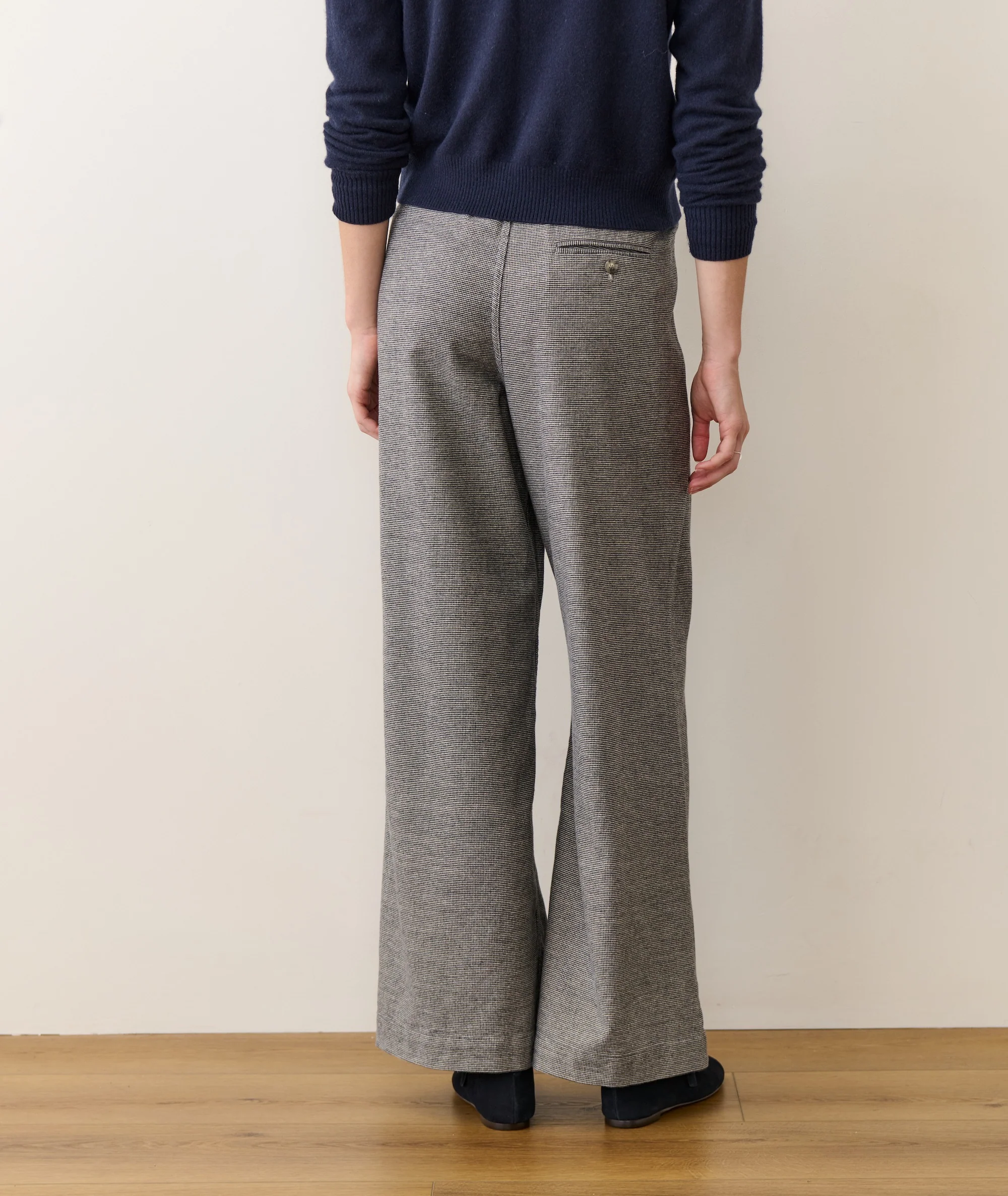 Allison Pleated Wide Leg Trouser - Image 3