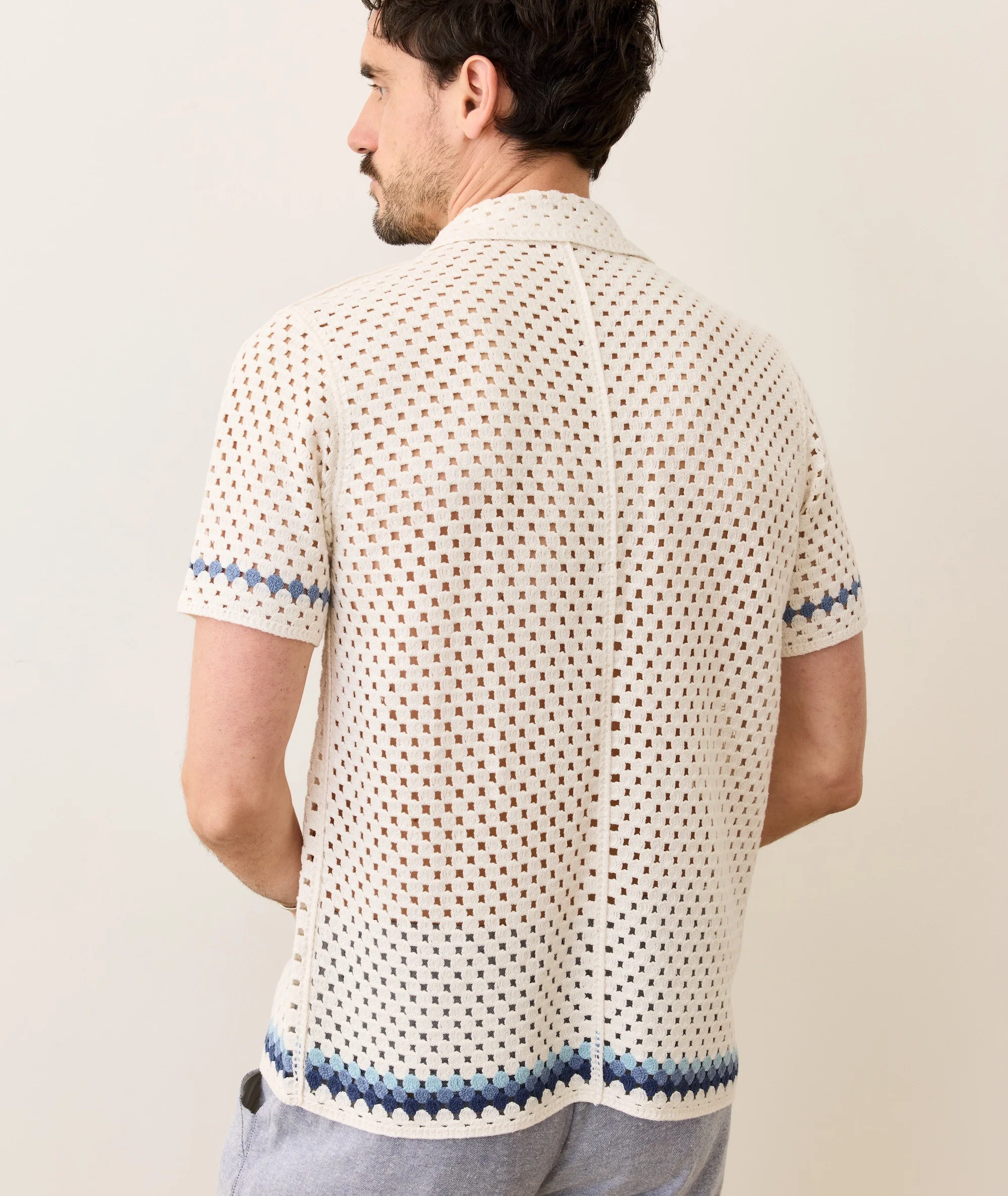 Ace Crochet Resort Shirt - Image 8
