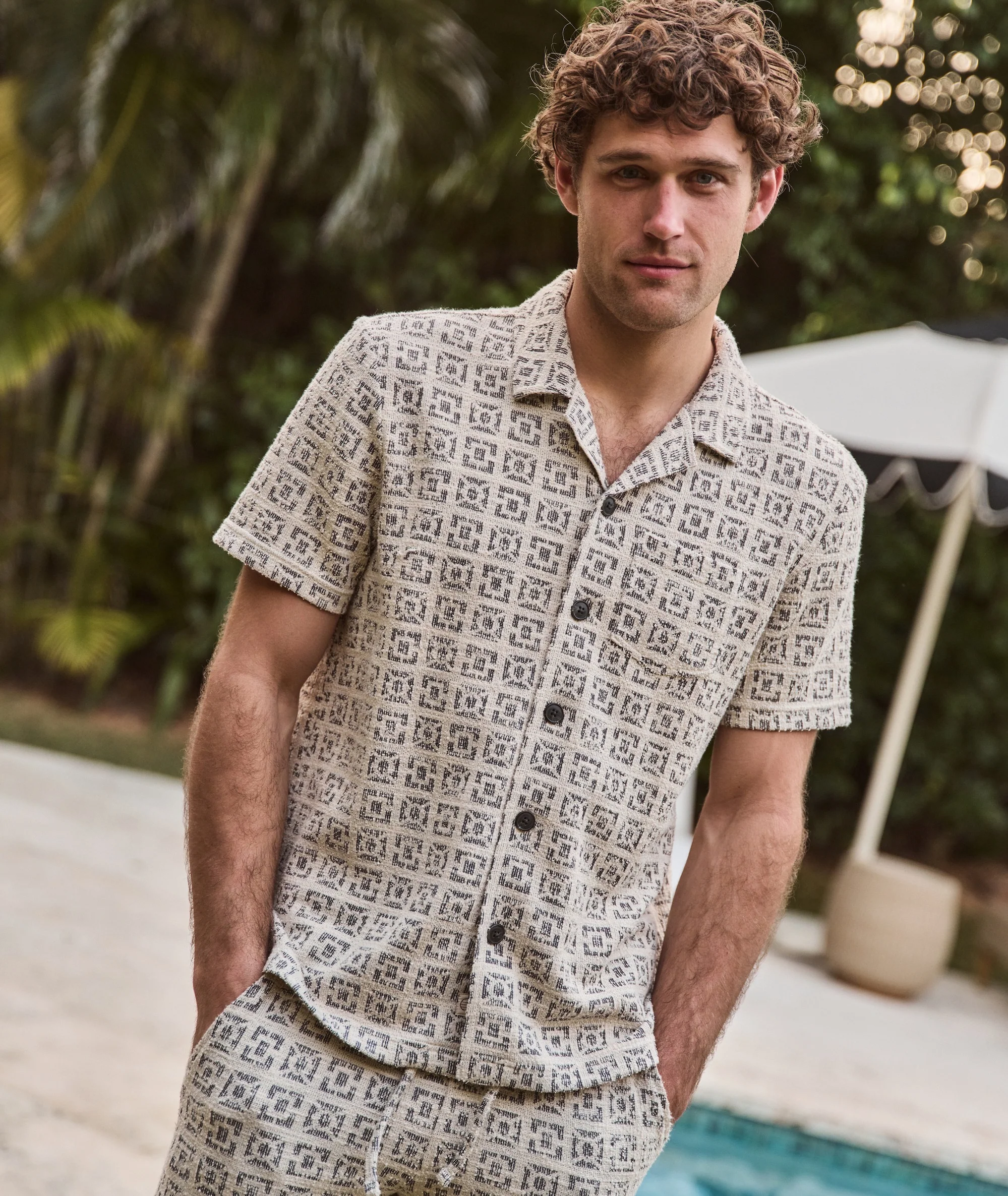 Cam Jacquard Resort Shirt - Image 2