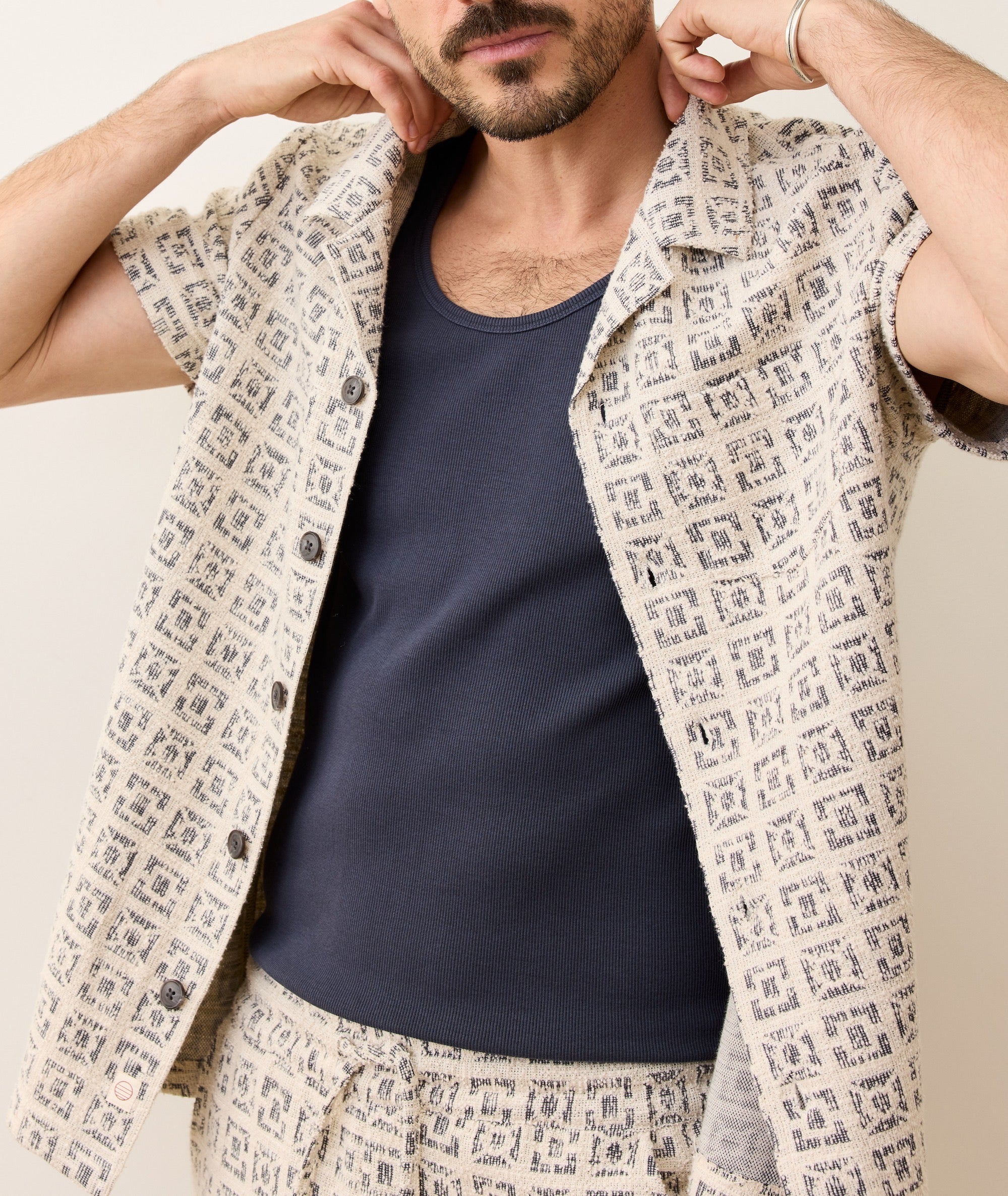 Cam Jacquard Resort Shirt - Image 5