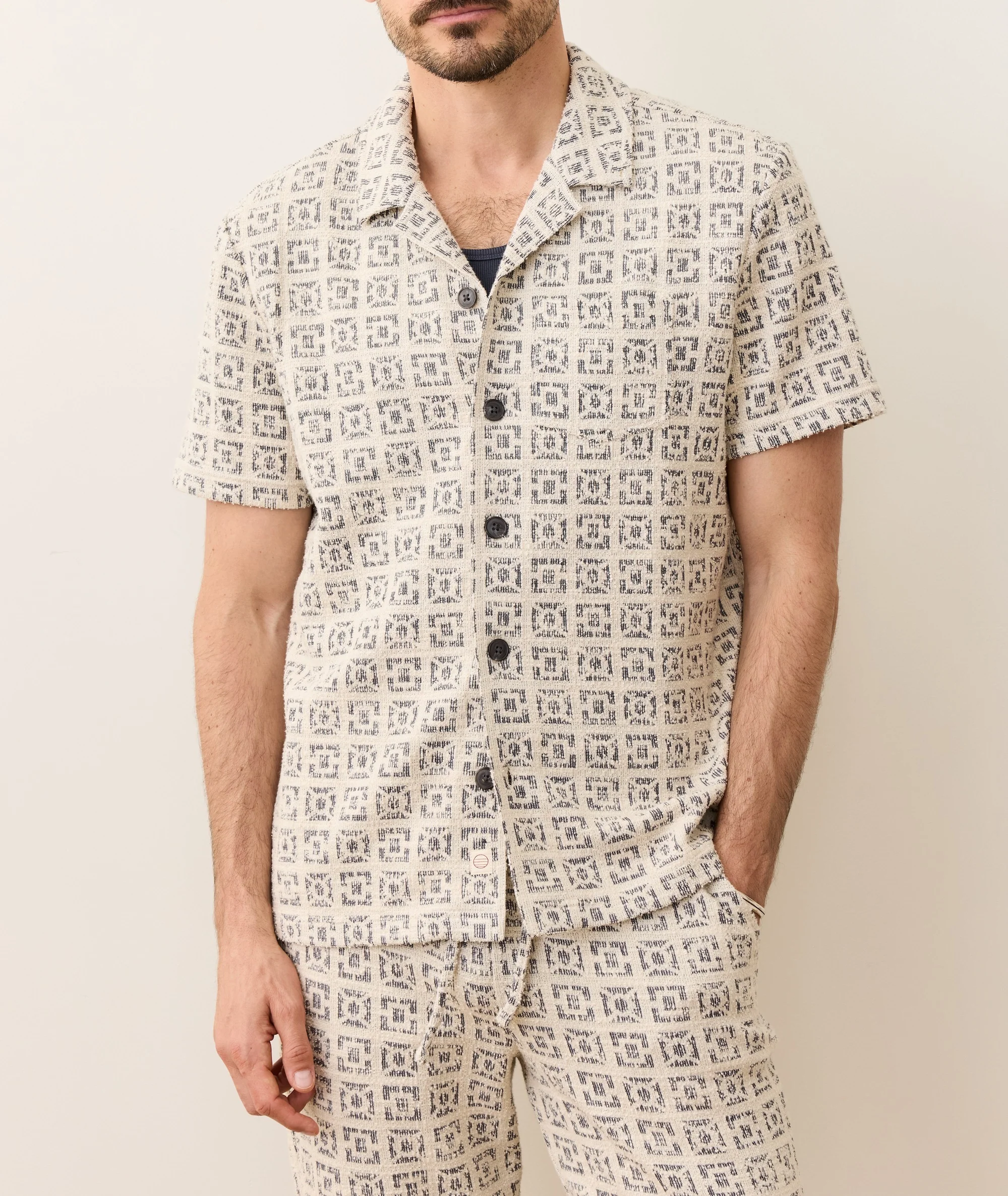 Cam Jacquard Resort Shirt - Image 6