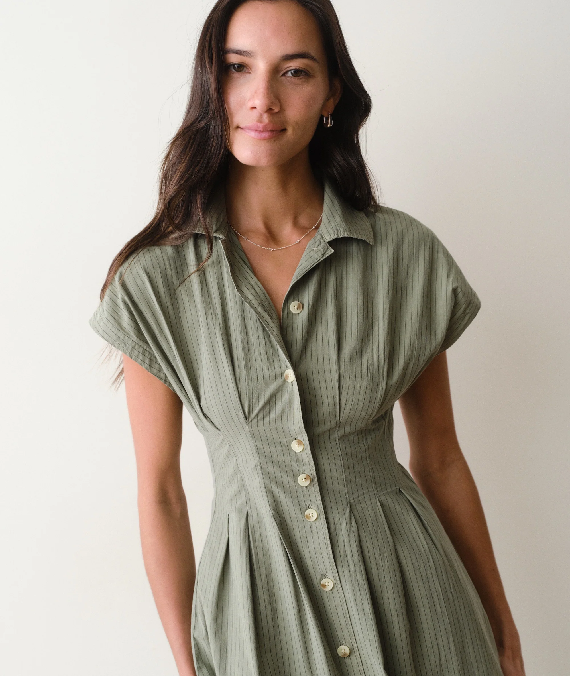 Arden Midi Shirt Dress - Image 3