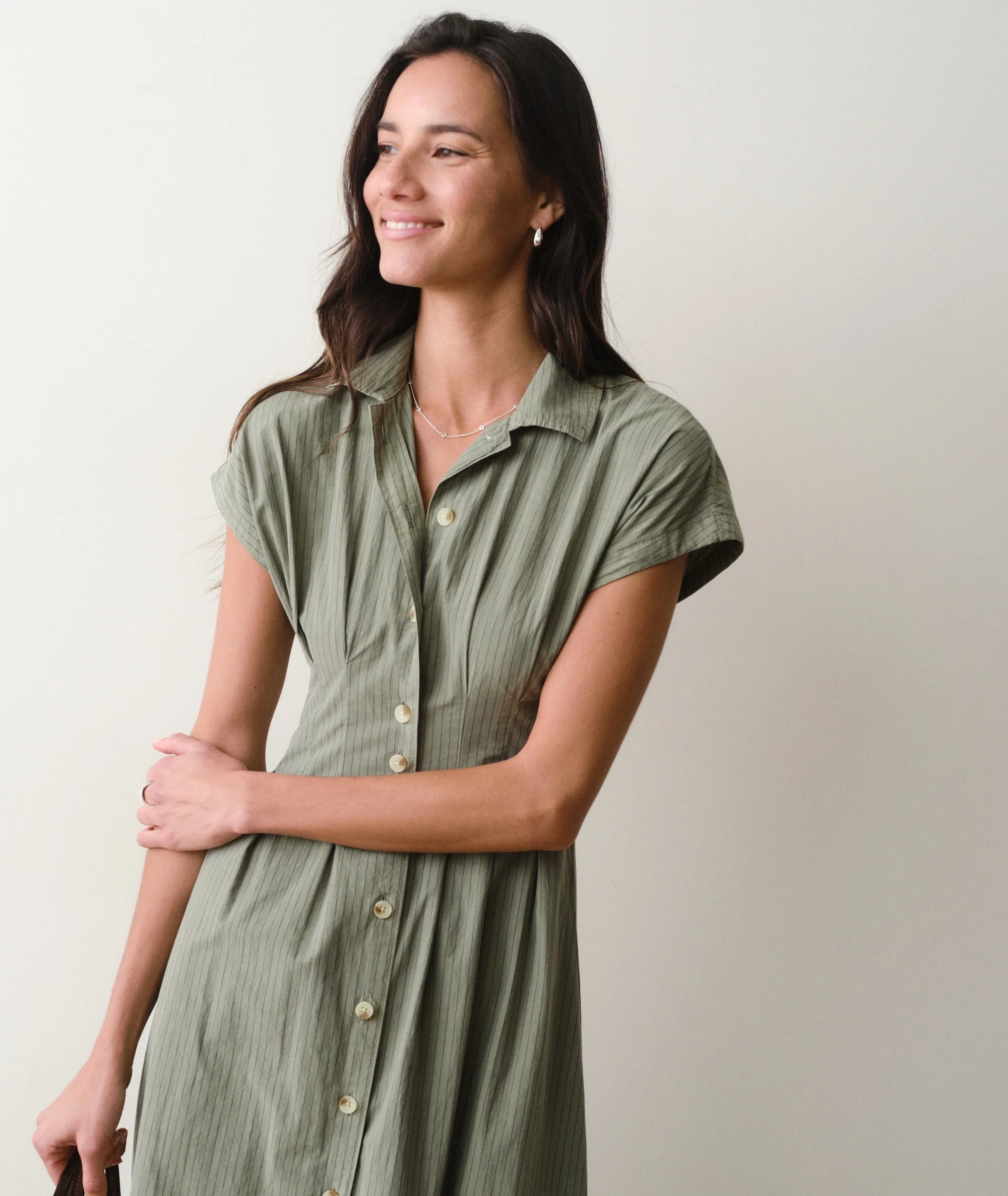 Arden Midi Shirt Dress - Image 5