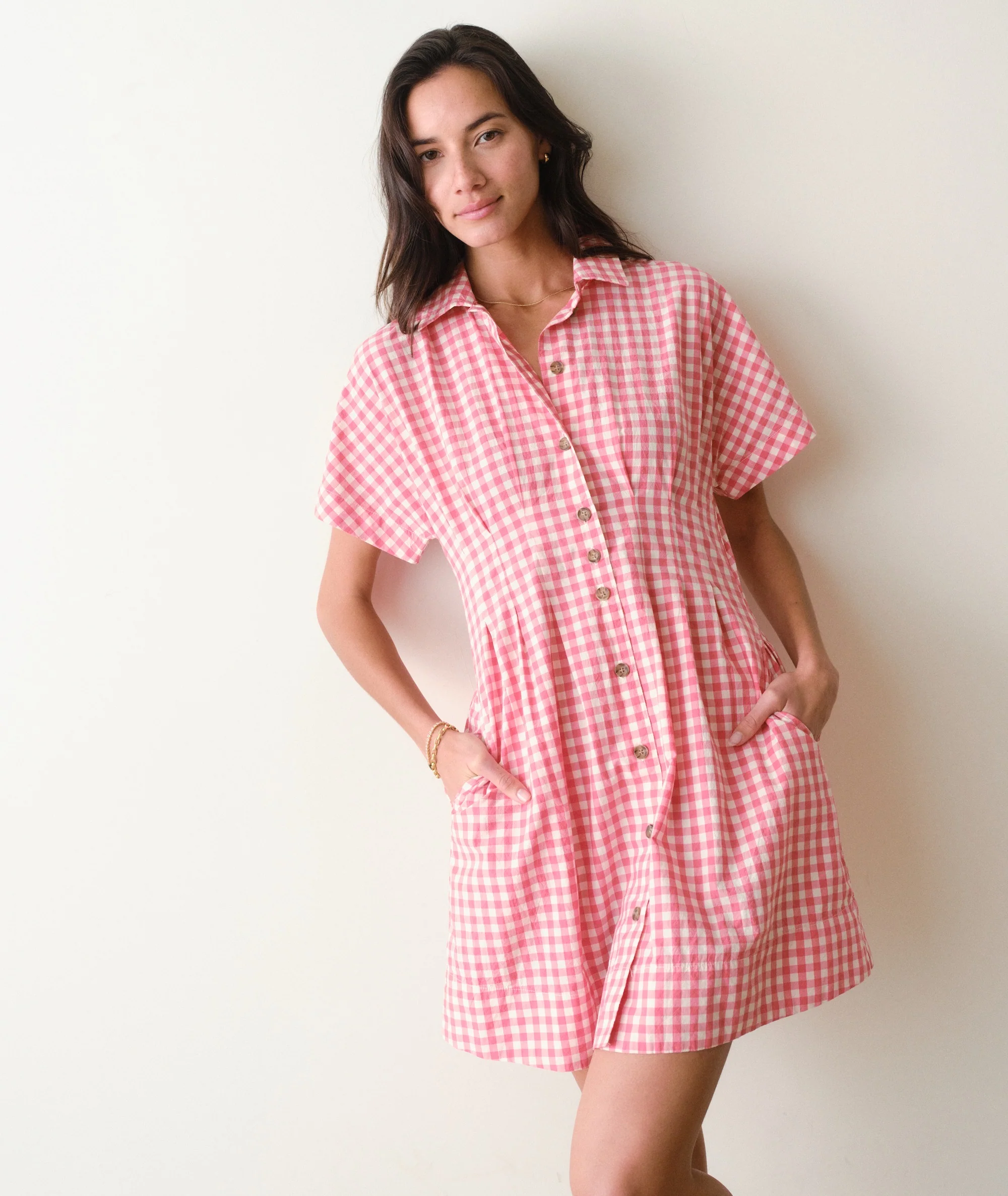 Arden Mini Shirt Dress - Image 7