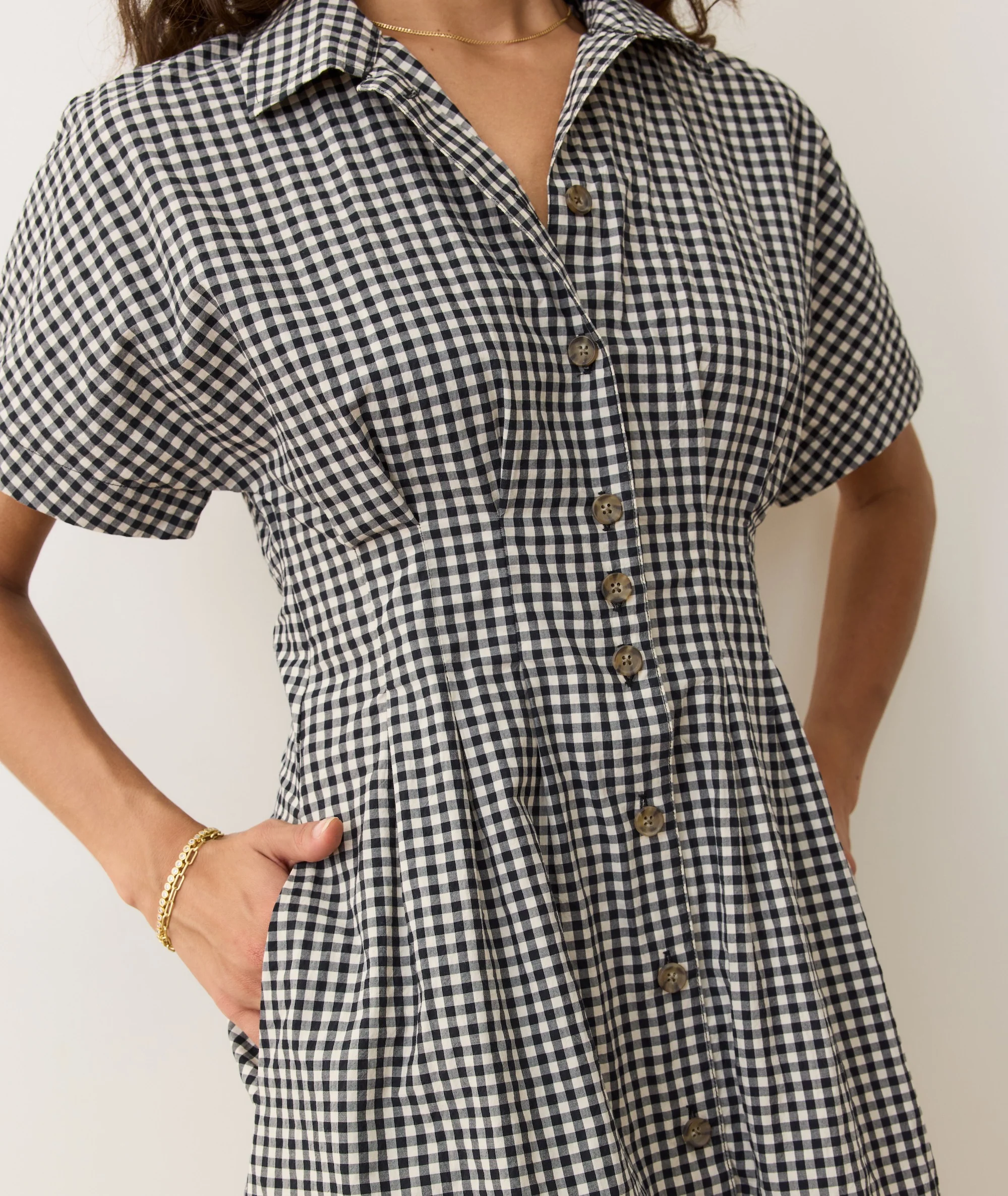 Arden Mini Shirt Dress - Image 5