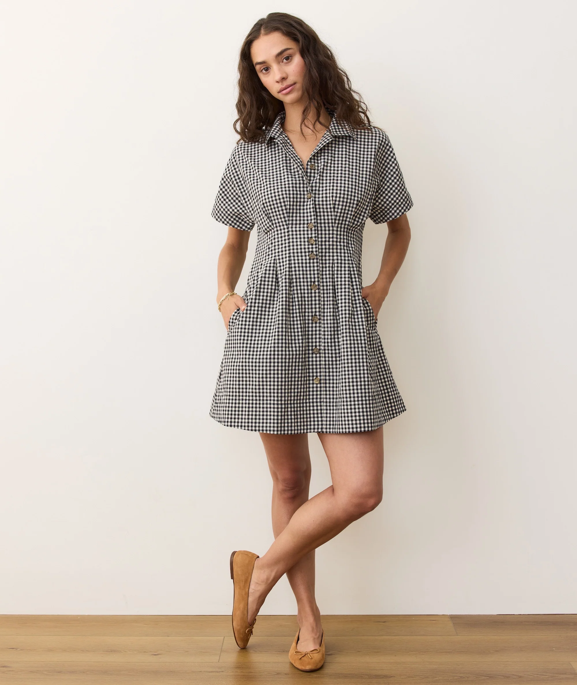 Arden Mini Shirt Dress - Image 8