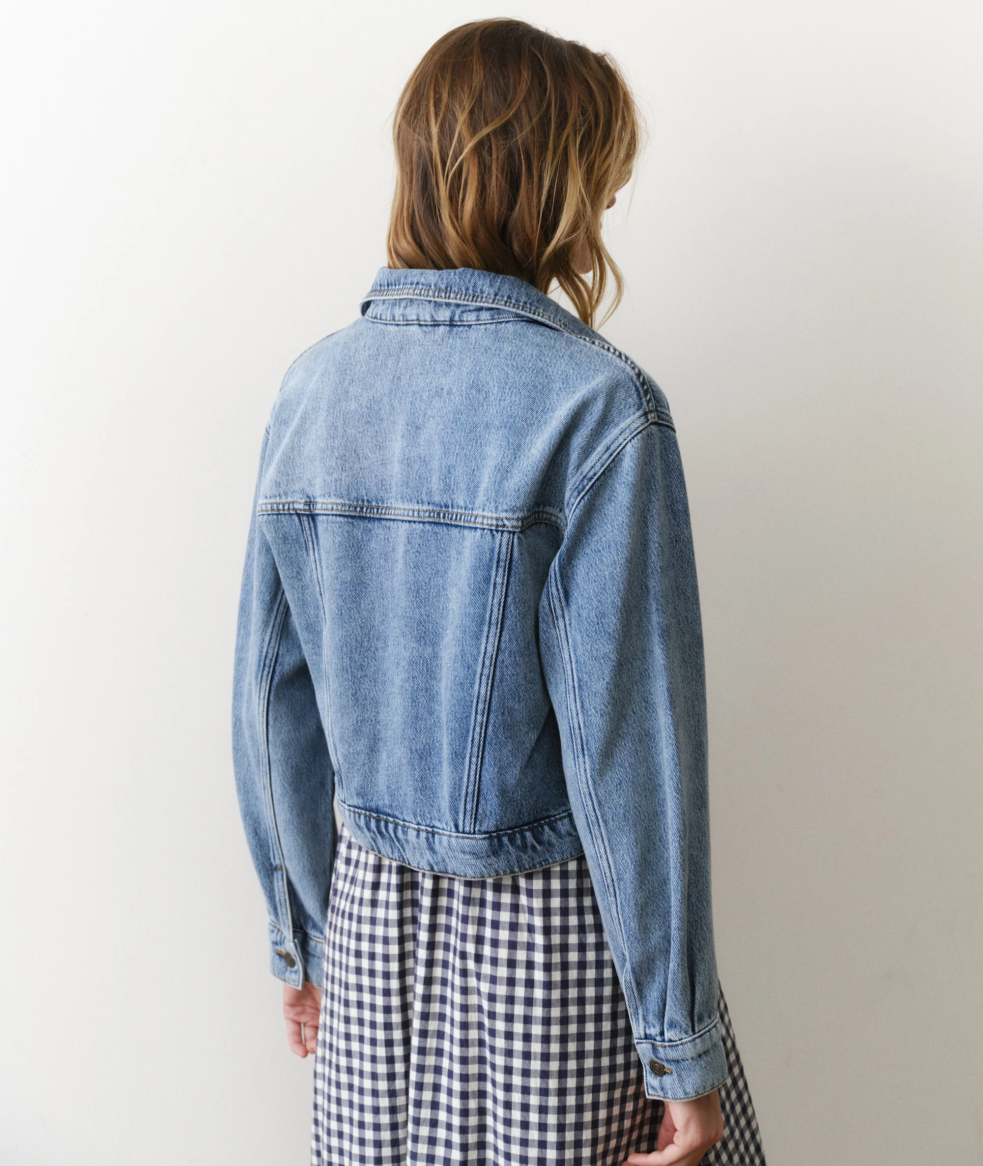Ash Crop Denim Jacket - Image 6