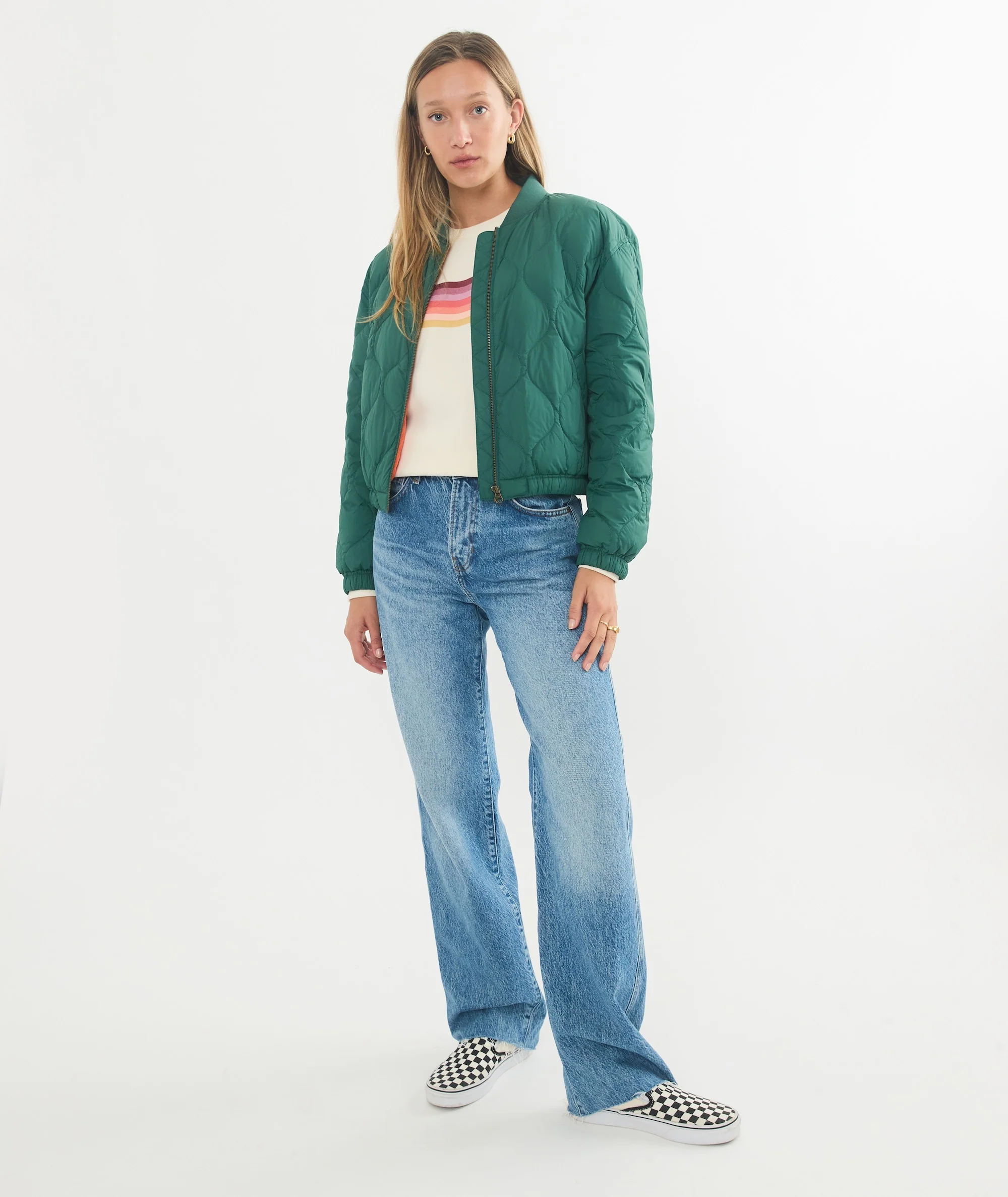 Avalon Lightweight Quilted Bomber - Image 6