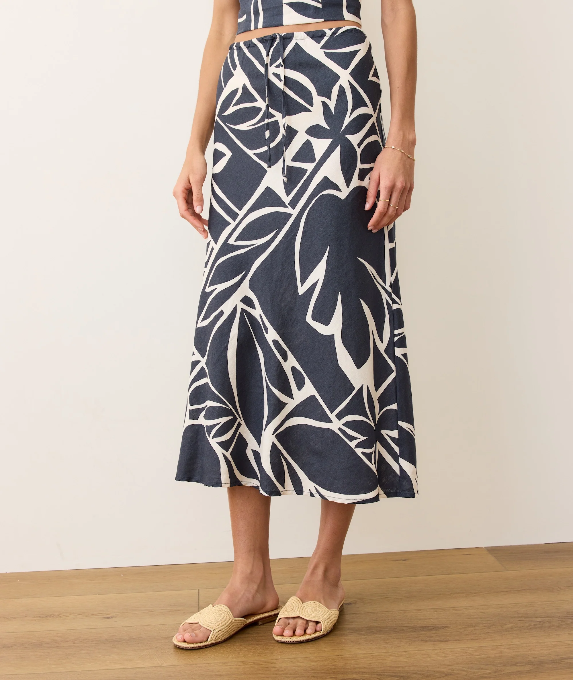 Avery Hemp Midi Skirt - Image 8