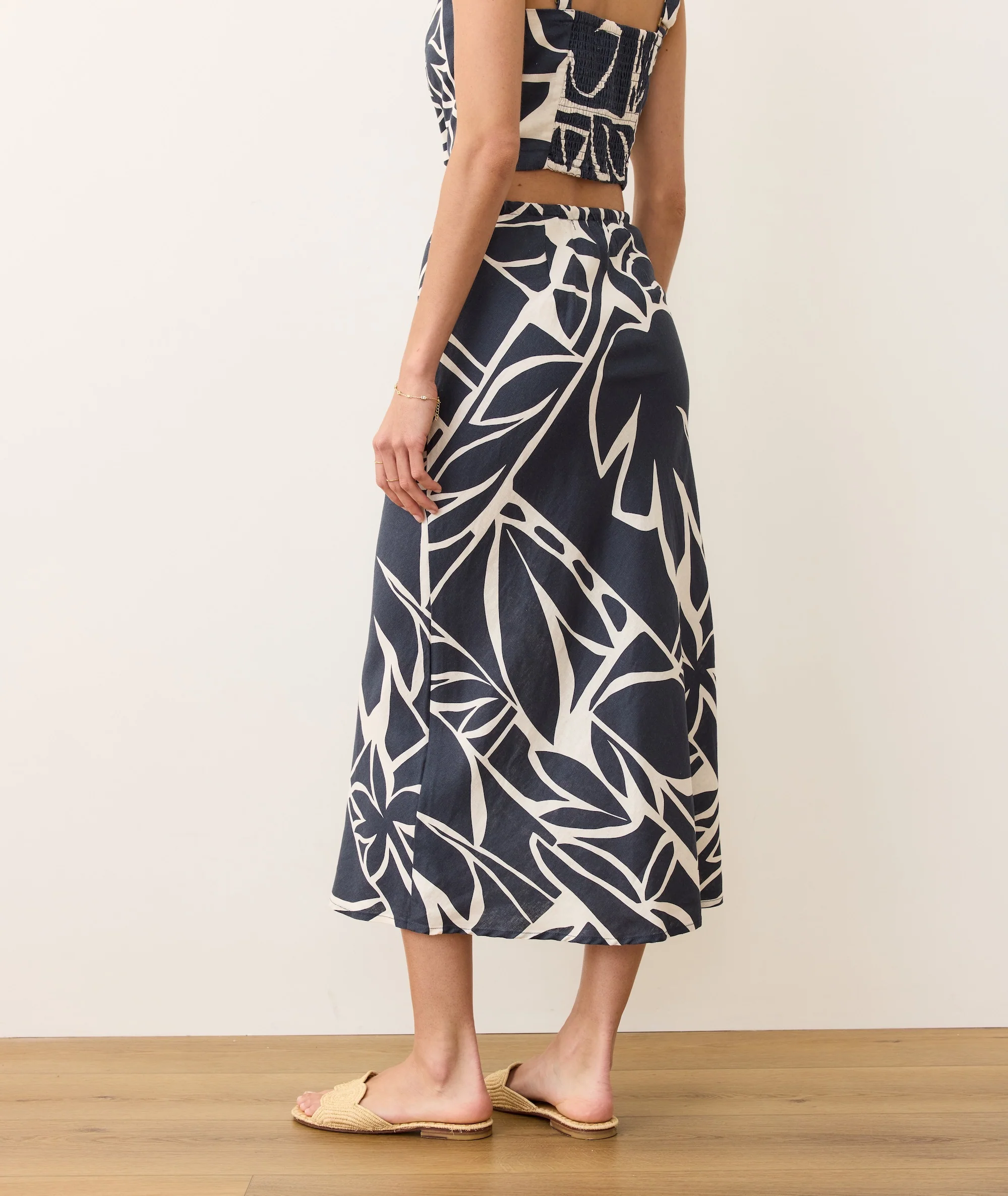Avery Hemp Midi Skirt - Image 9