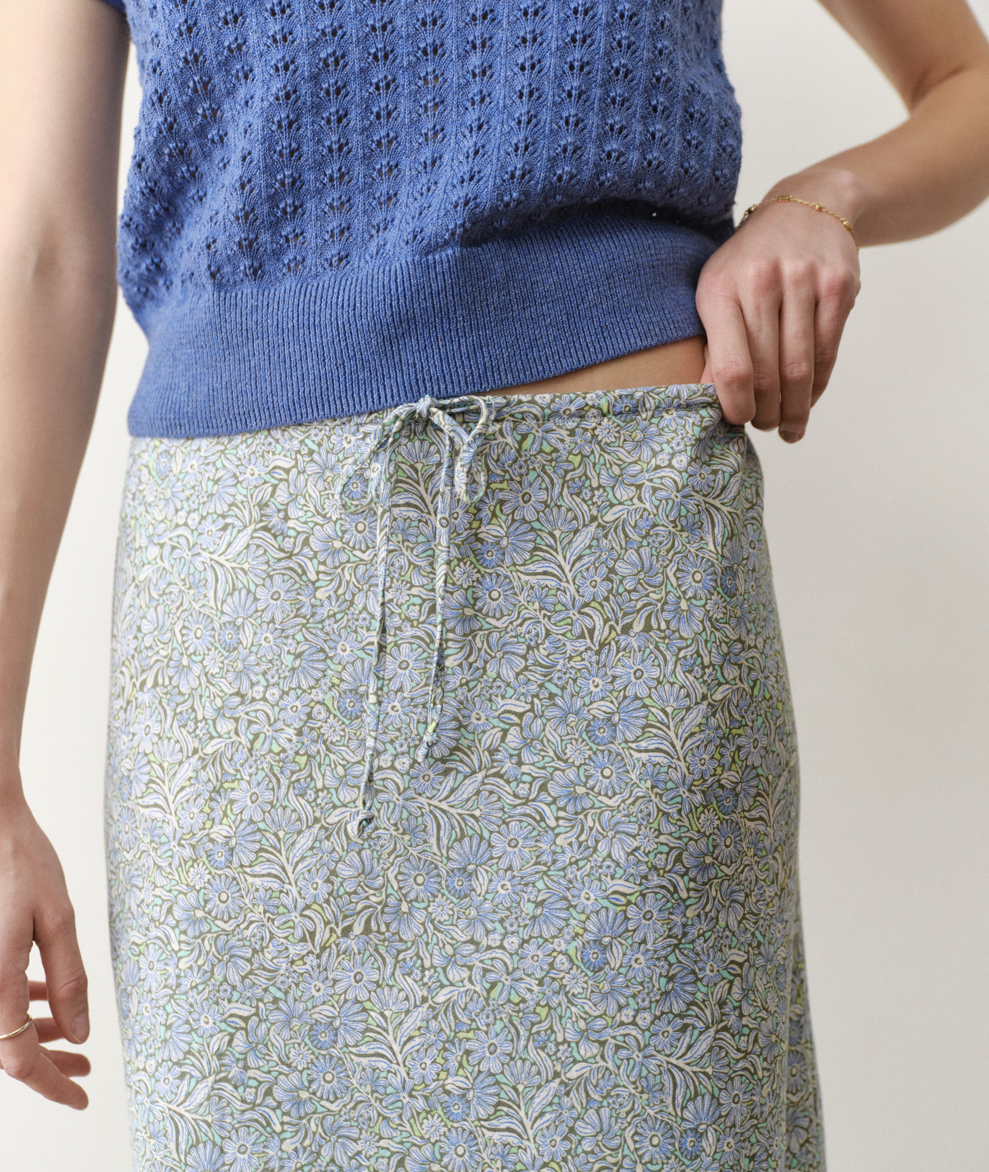 Avery Hemp Midi Skirt - Image 4