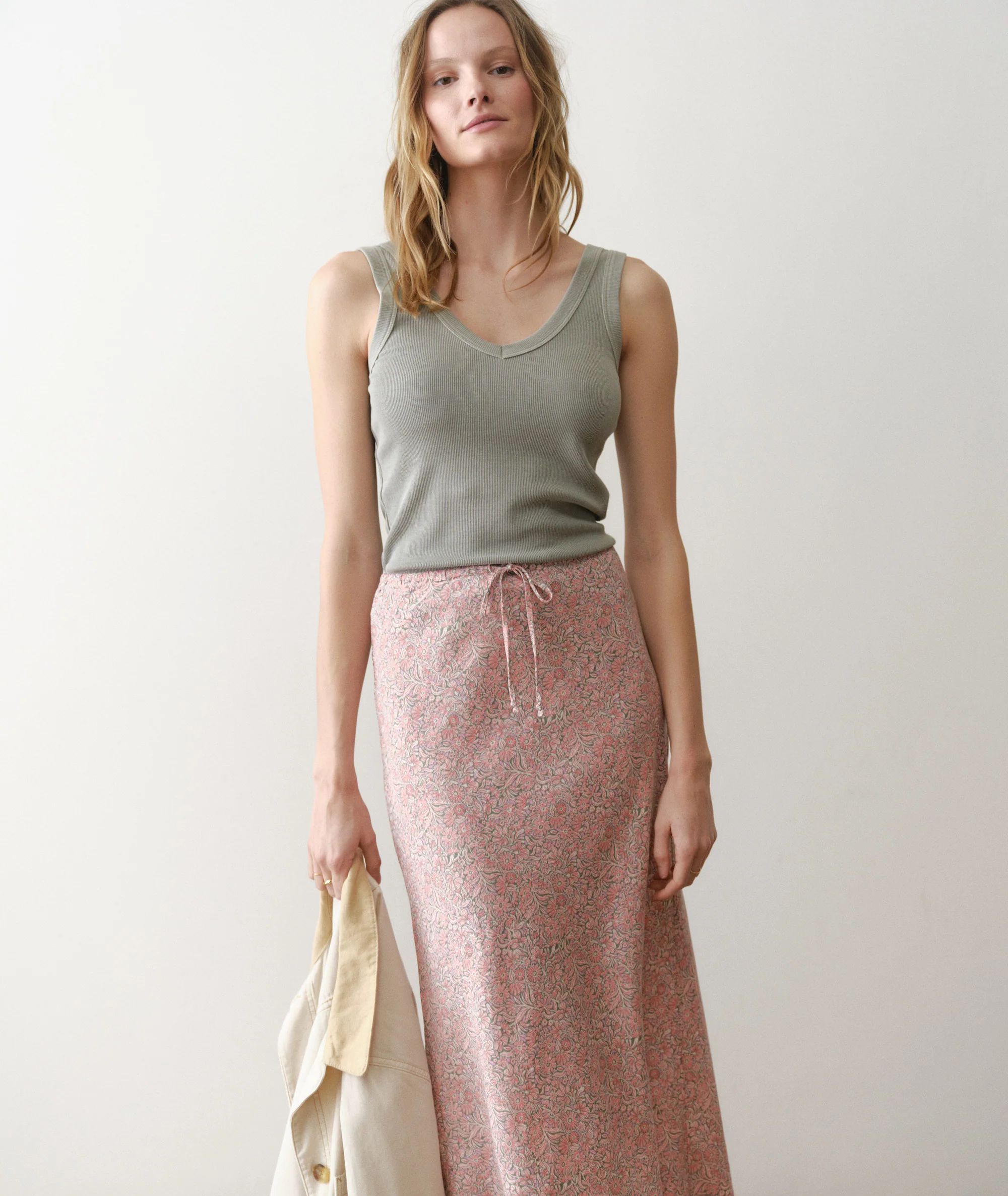 Avery Hemp Midi Skirt - Image 3