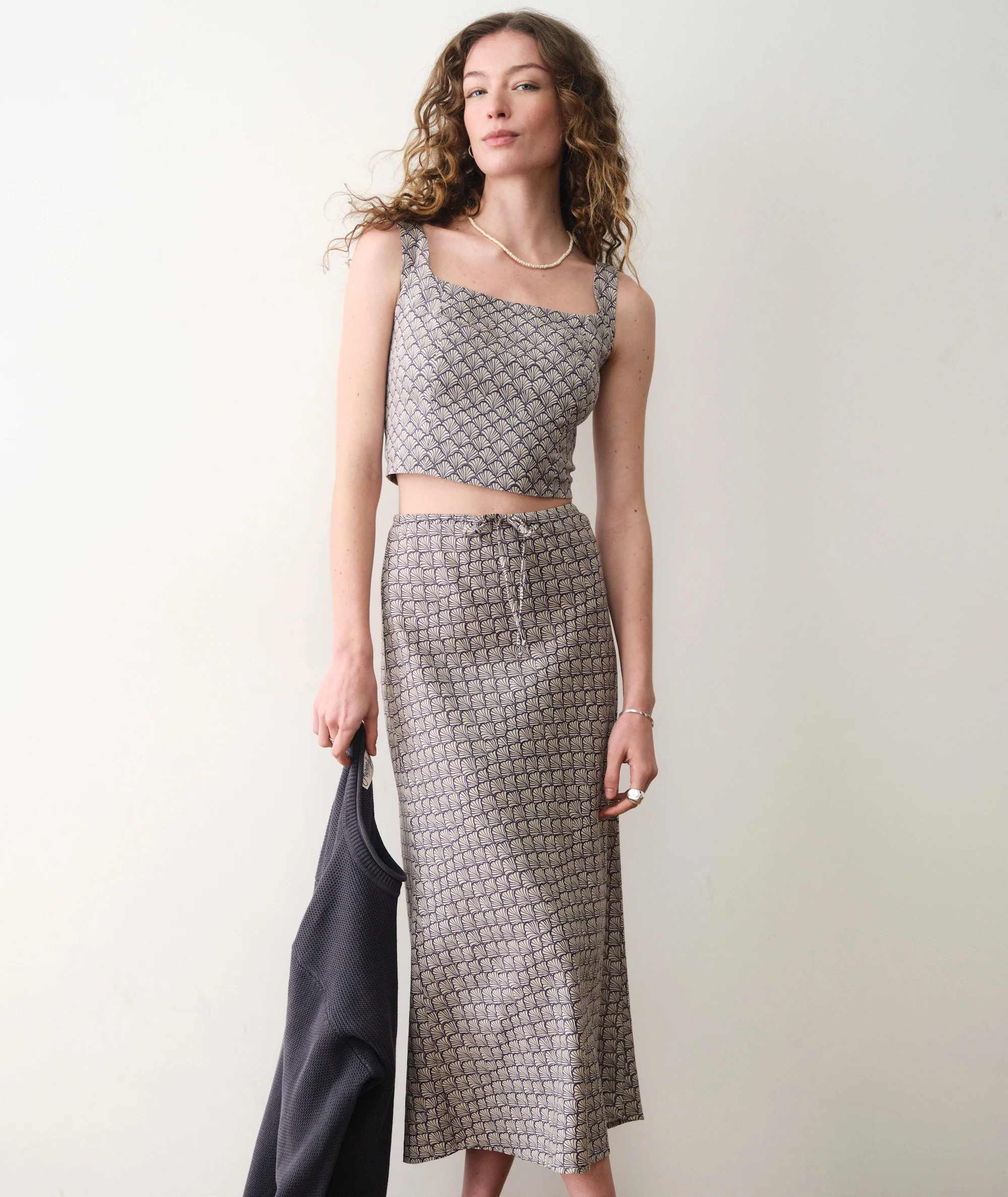 Avery Hemp Midi Skirt - Image 4