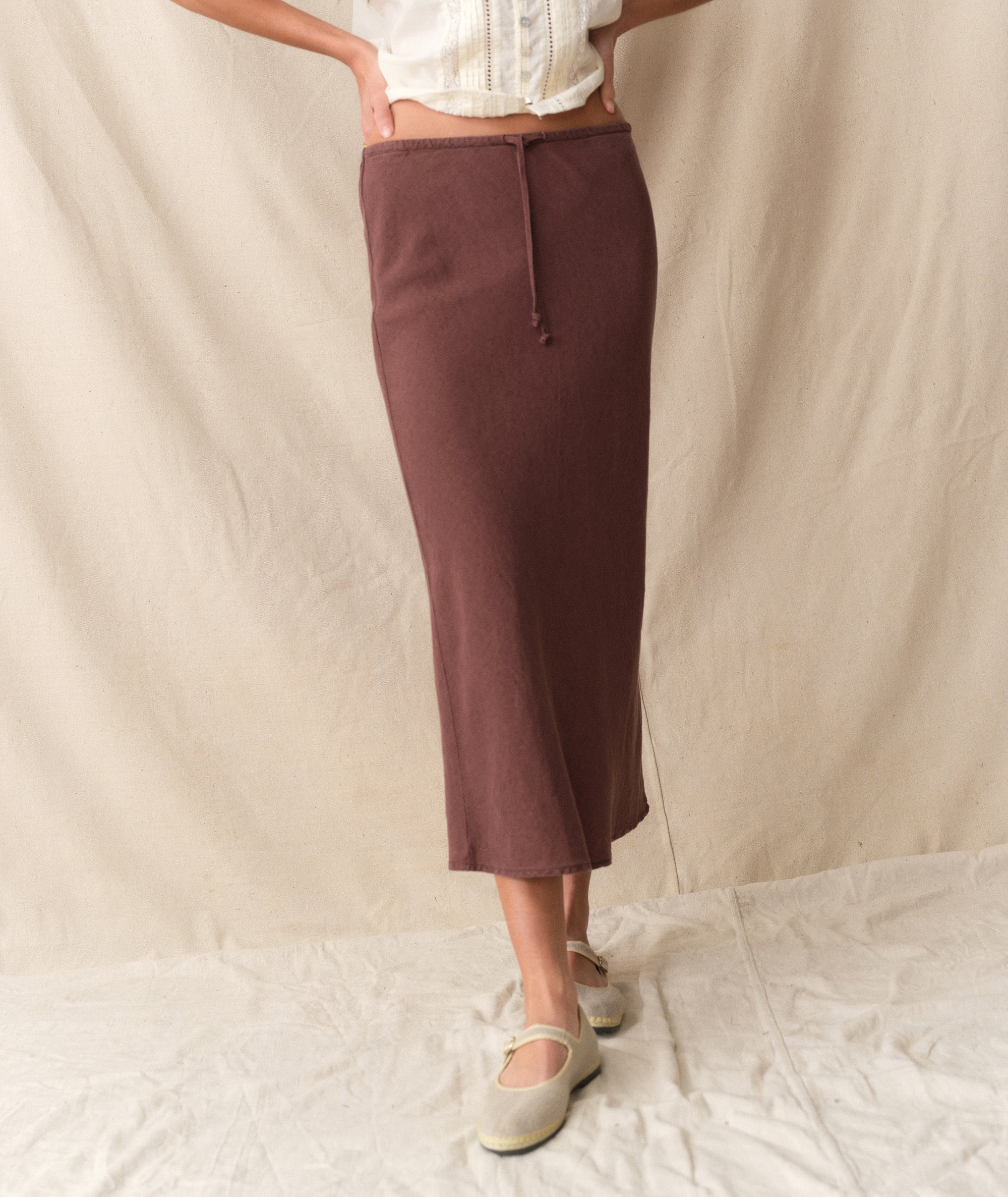 Avery Linen Midi Skirt - Image 5