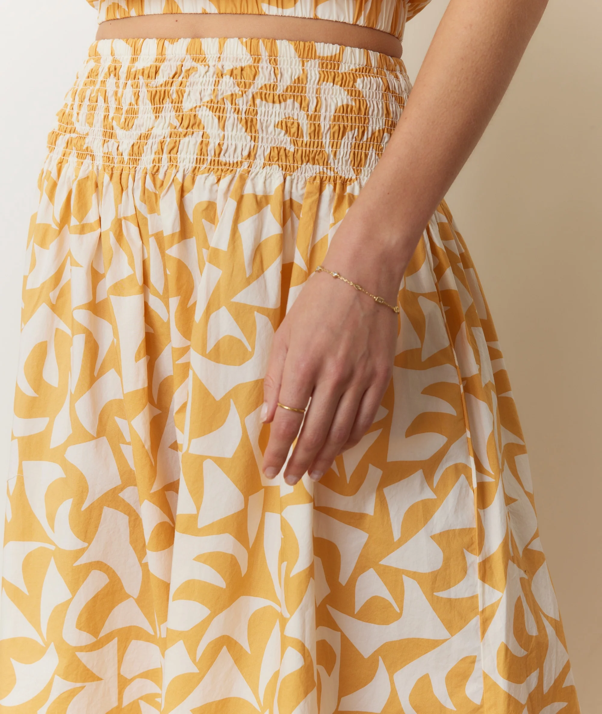 Bea Poplin Midi Skirt - Image 6