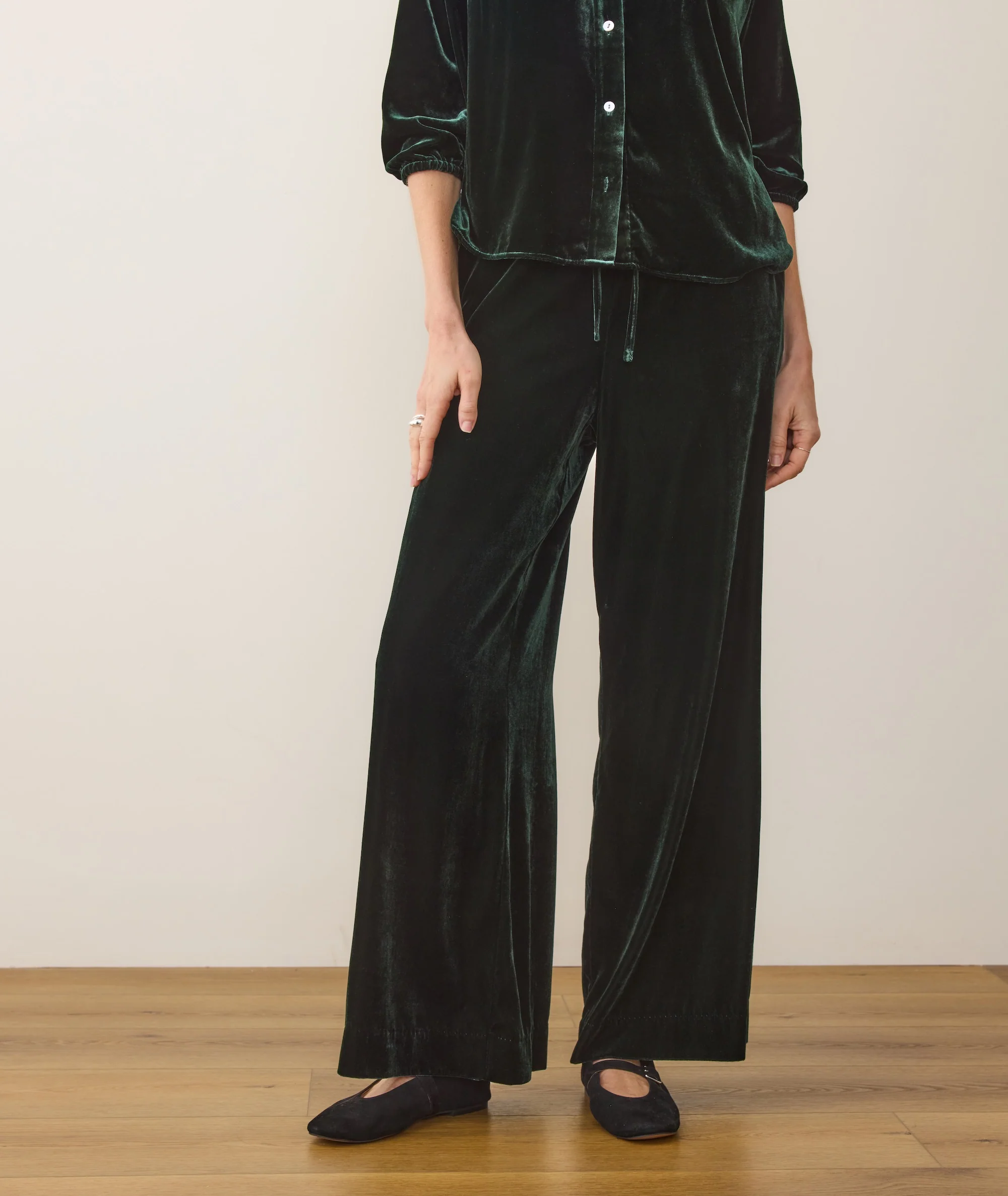 Bella Velvet Drawstring Pant - Image 2