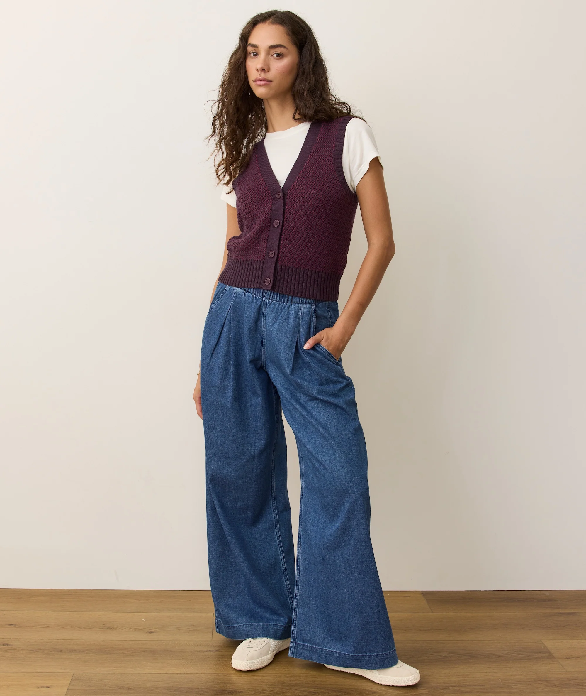 Robin Textured Sweater Vest - Image 3