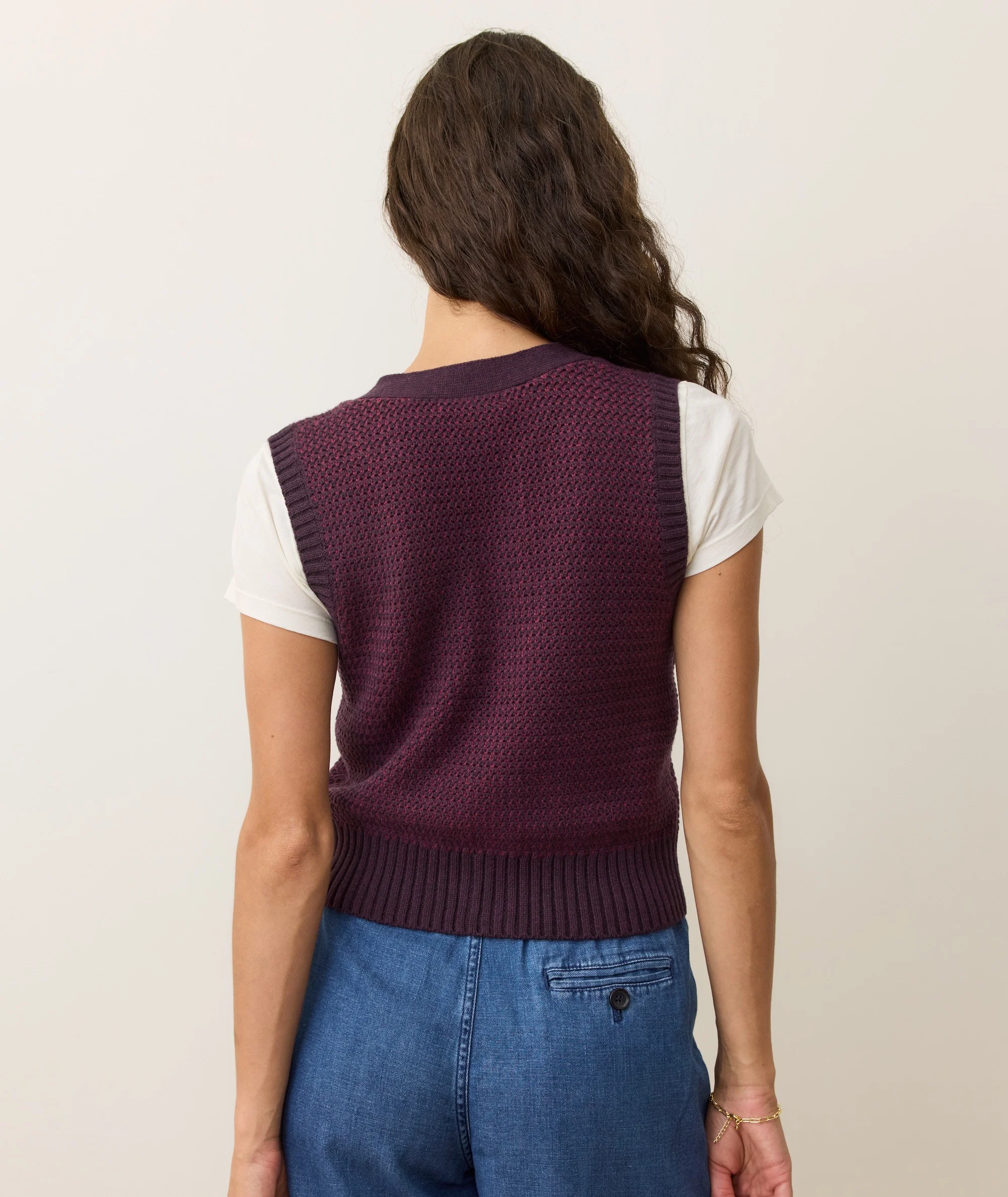 Robin Textured Sweater Vest - Image 6