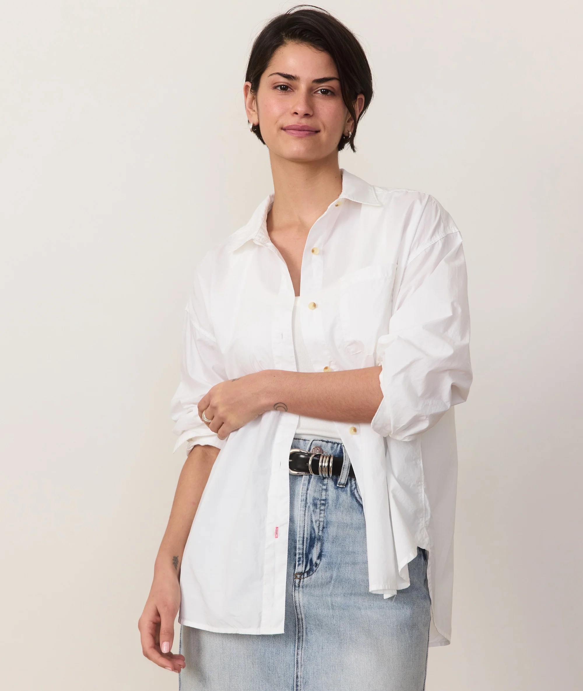 Cali Poplin Oversized Shirt - Image 2