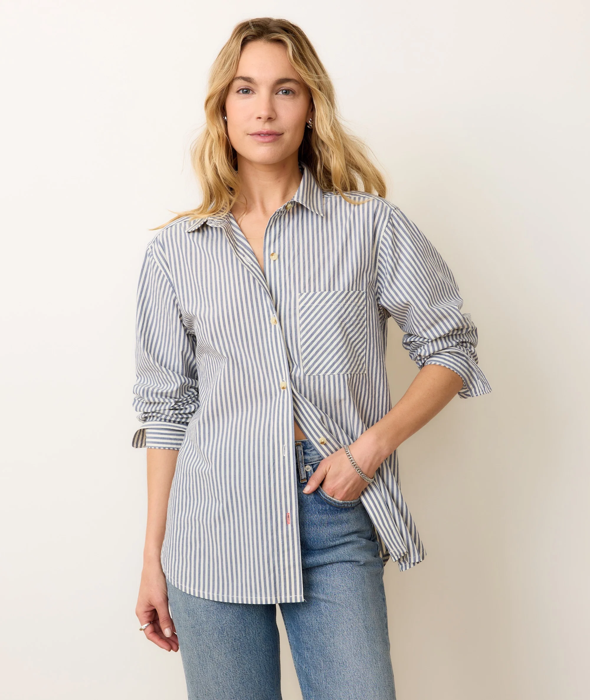 Jane Relaxed Shirt in Cali Poplin - Image 2