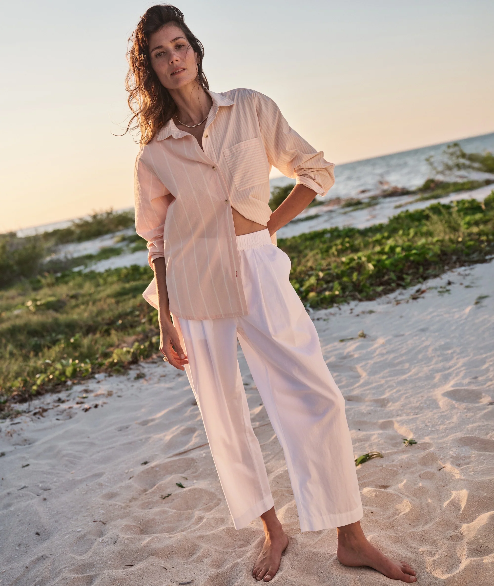 Jane Relaxed Shirt in Cali Poplin - Image 4