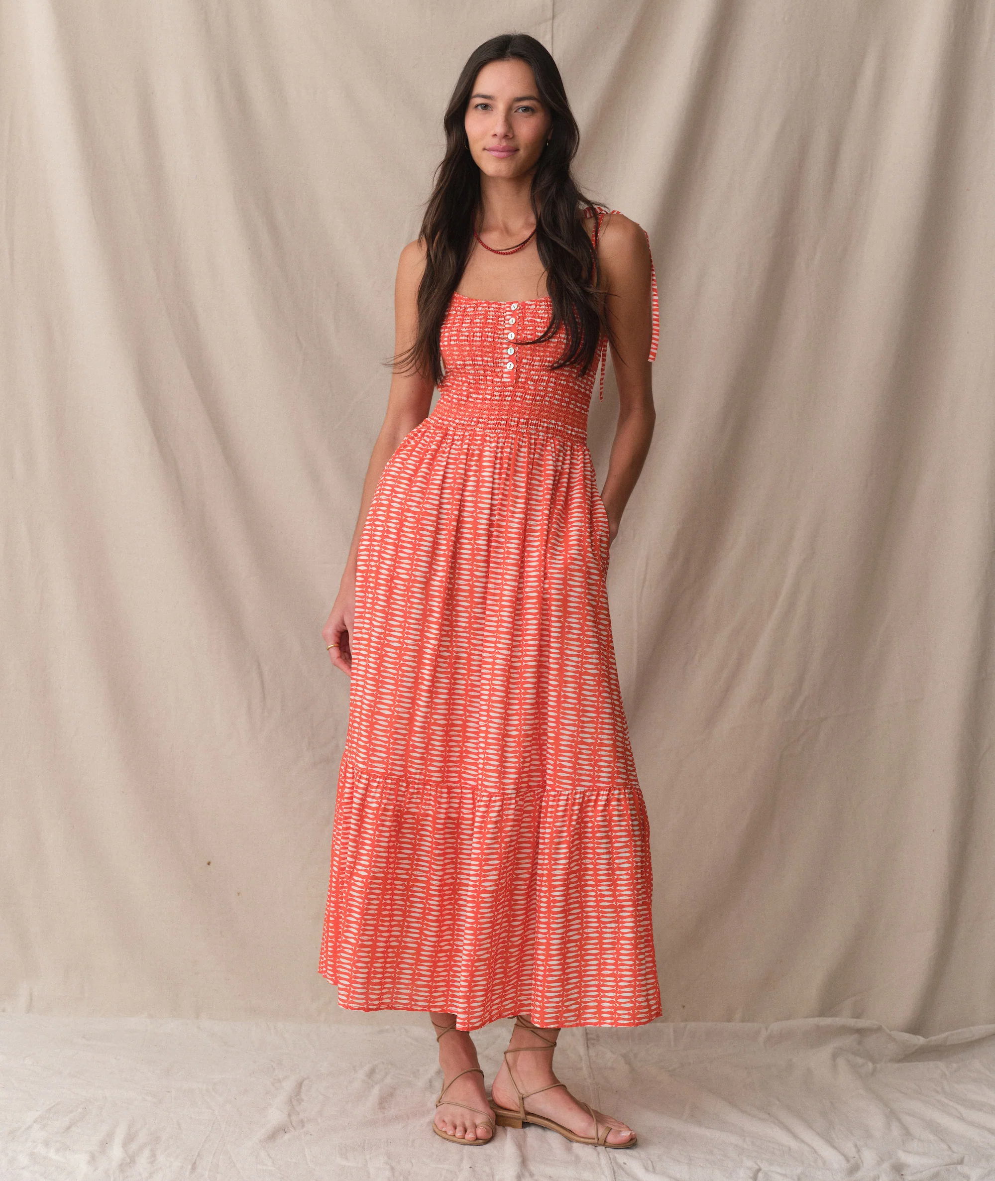 Carmen Smocked Dress - Image 2