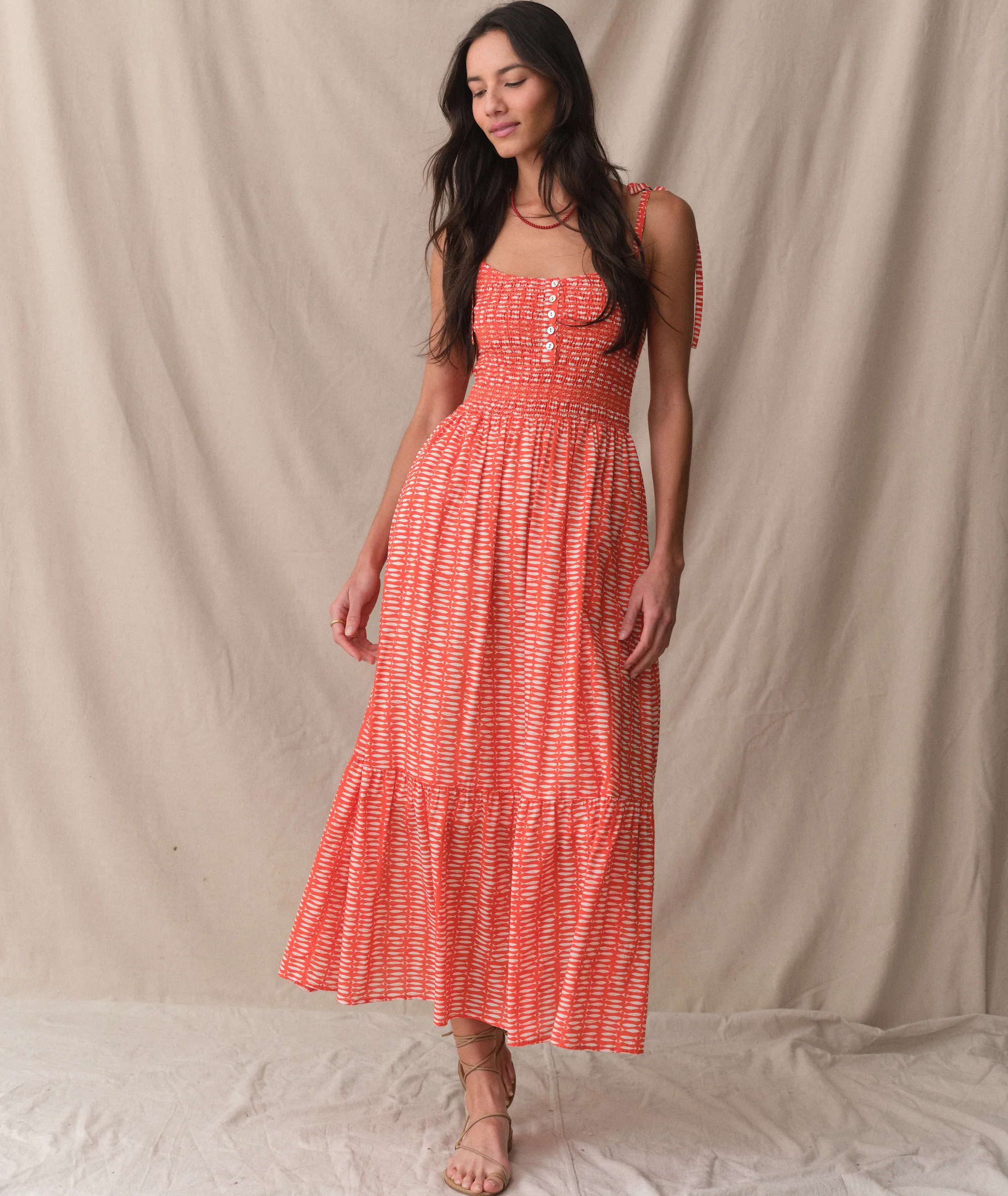 Carmen Smocked Dress - Image 3