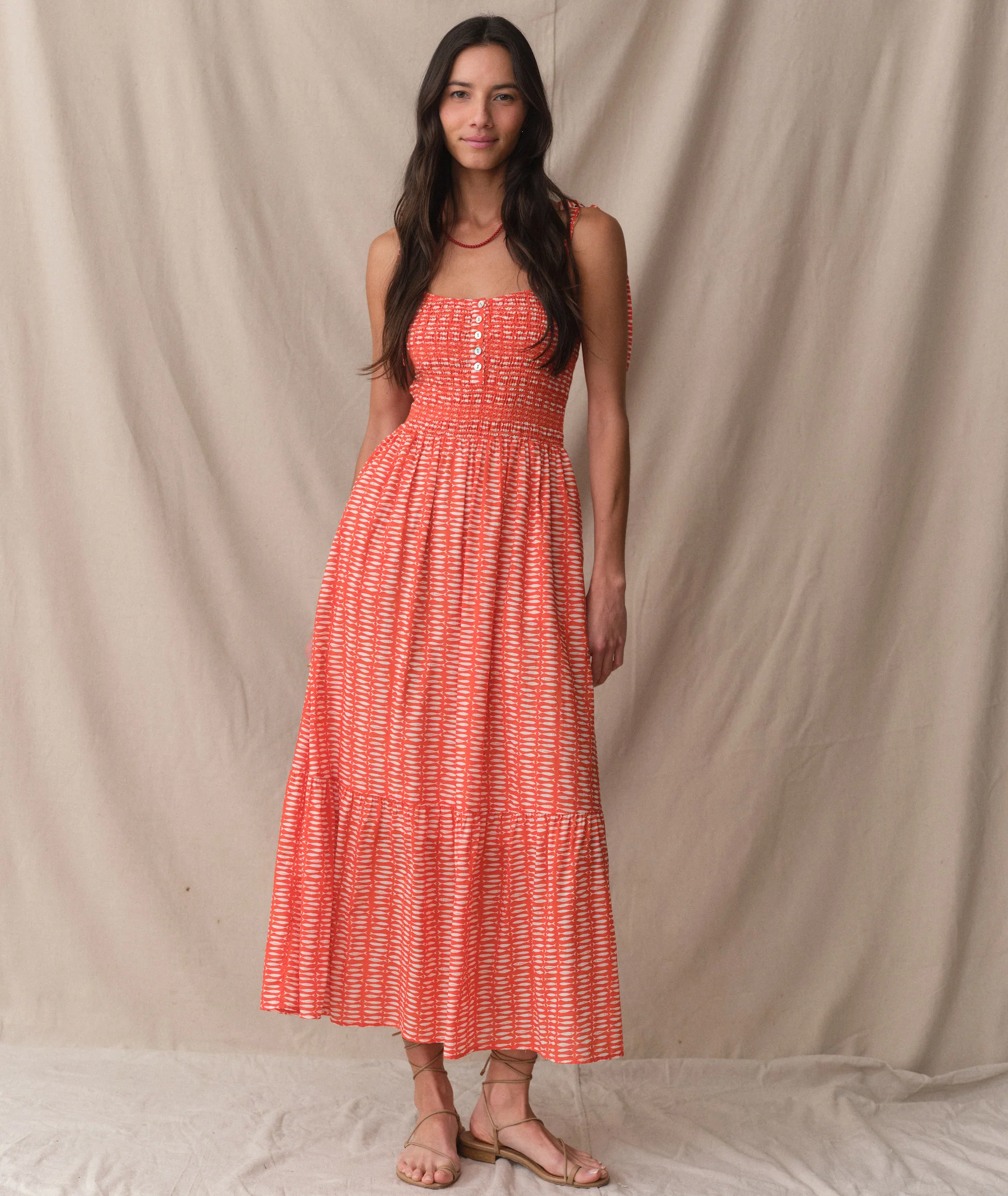 Carmen Smocked Dress - Image 4