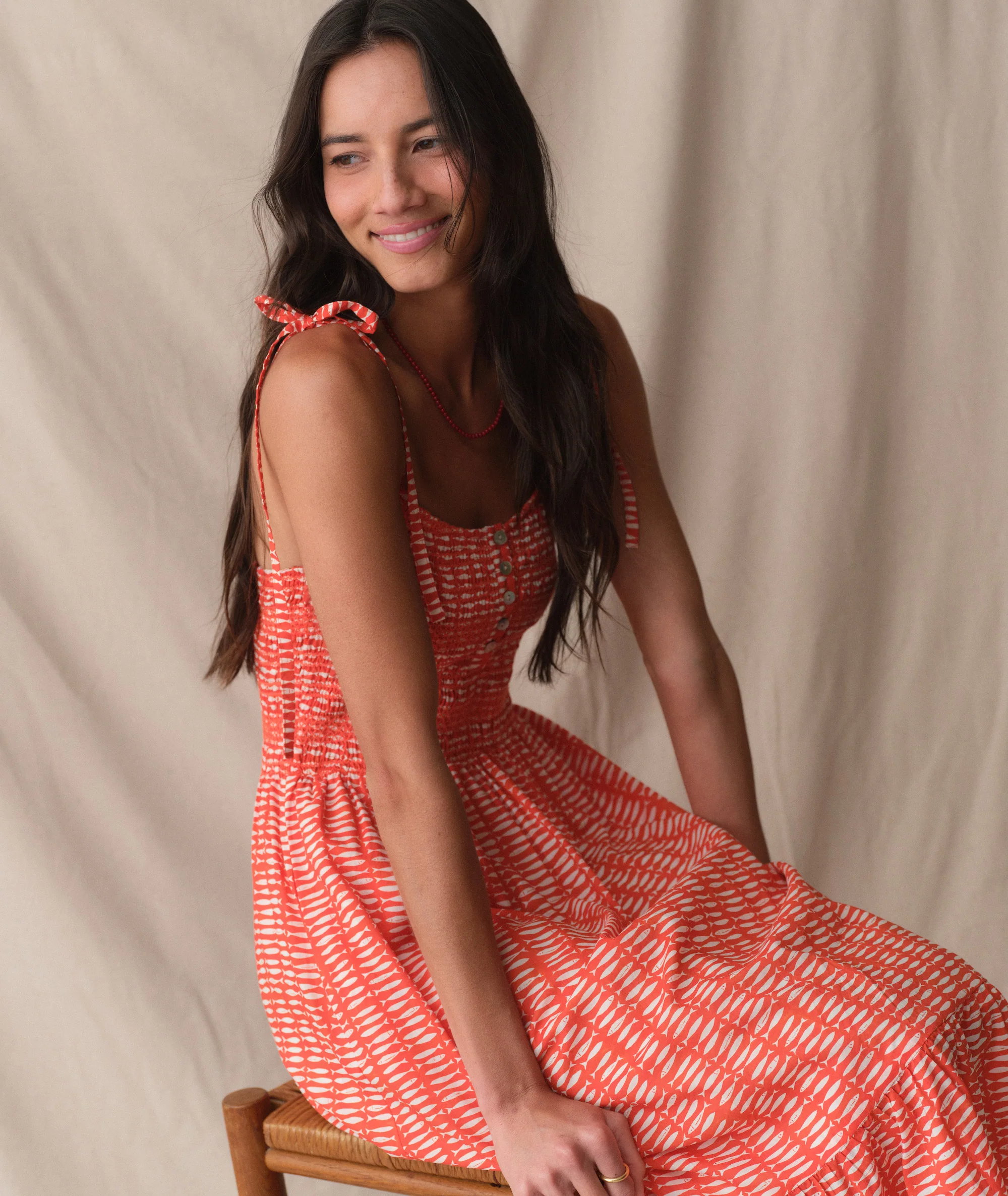 Carmen Smocked Dress - Image 5