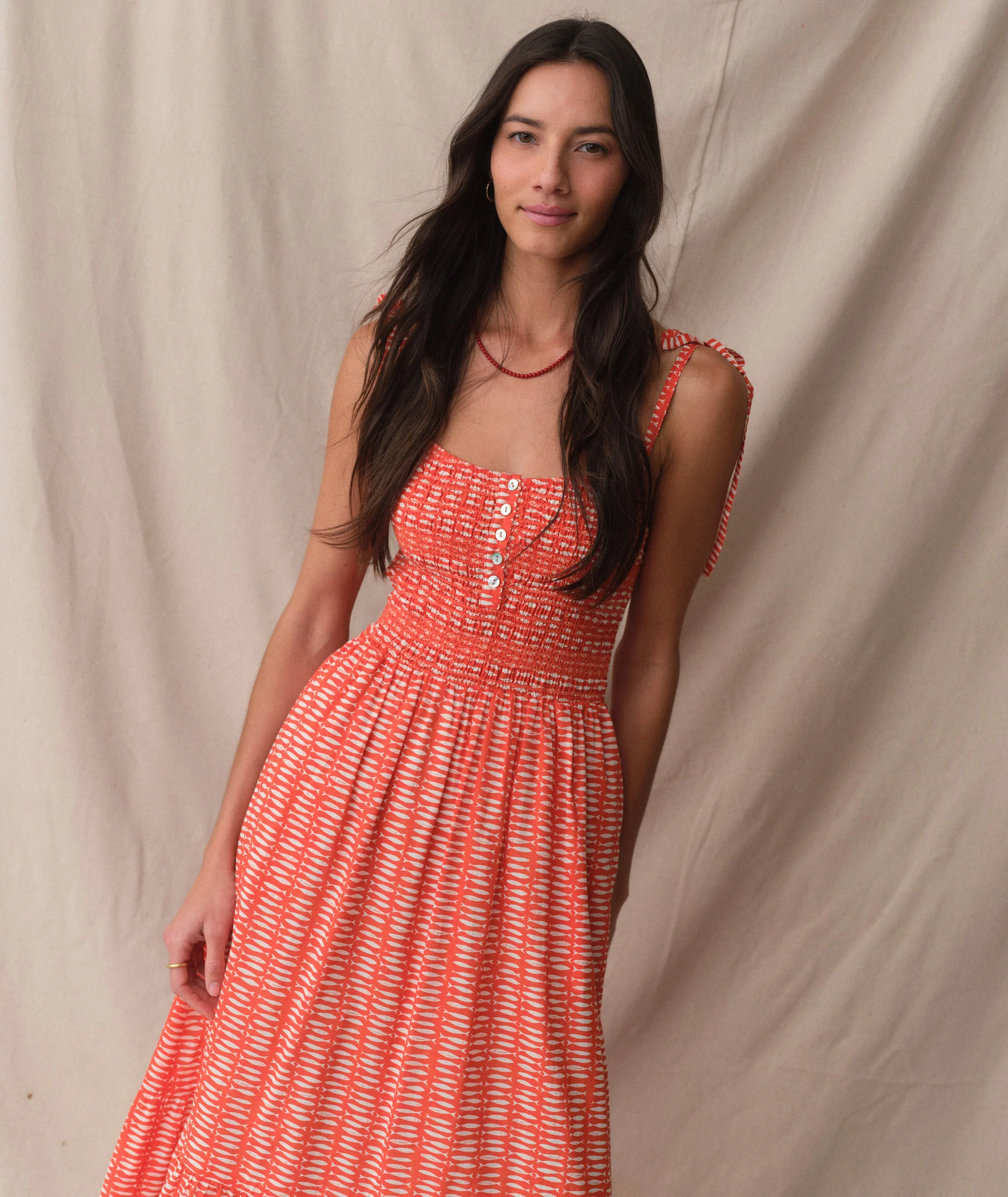 Carmen Smocked Dress - Image 6