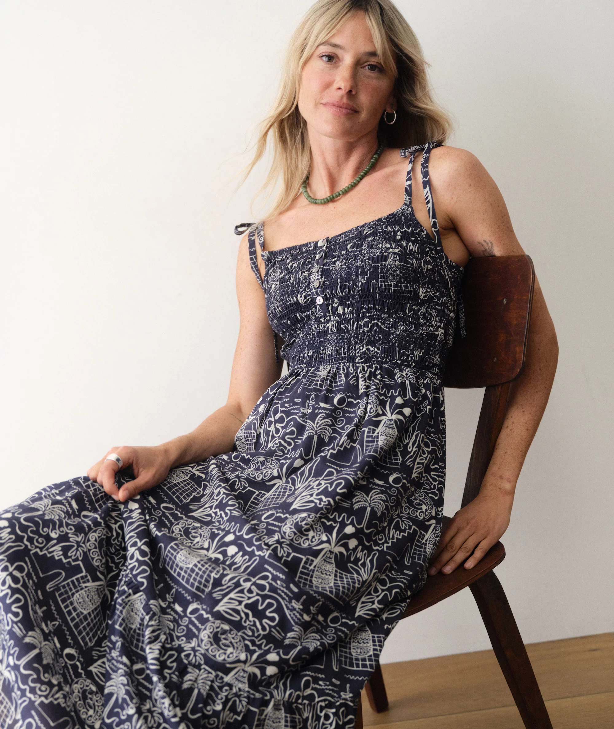 Carmen Smocked Dress - Image 2