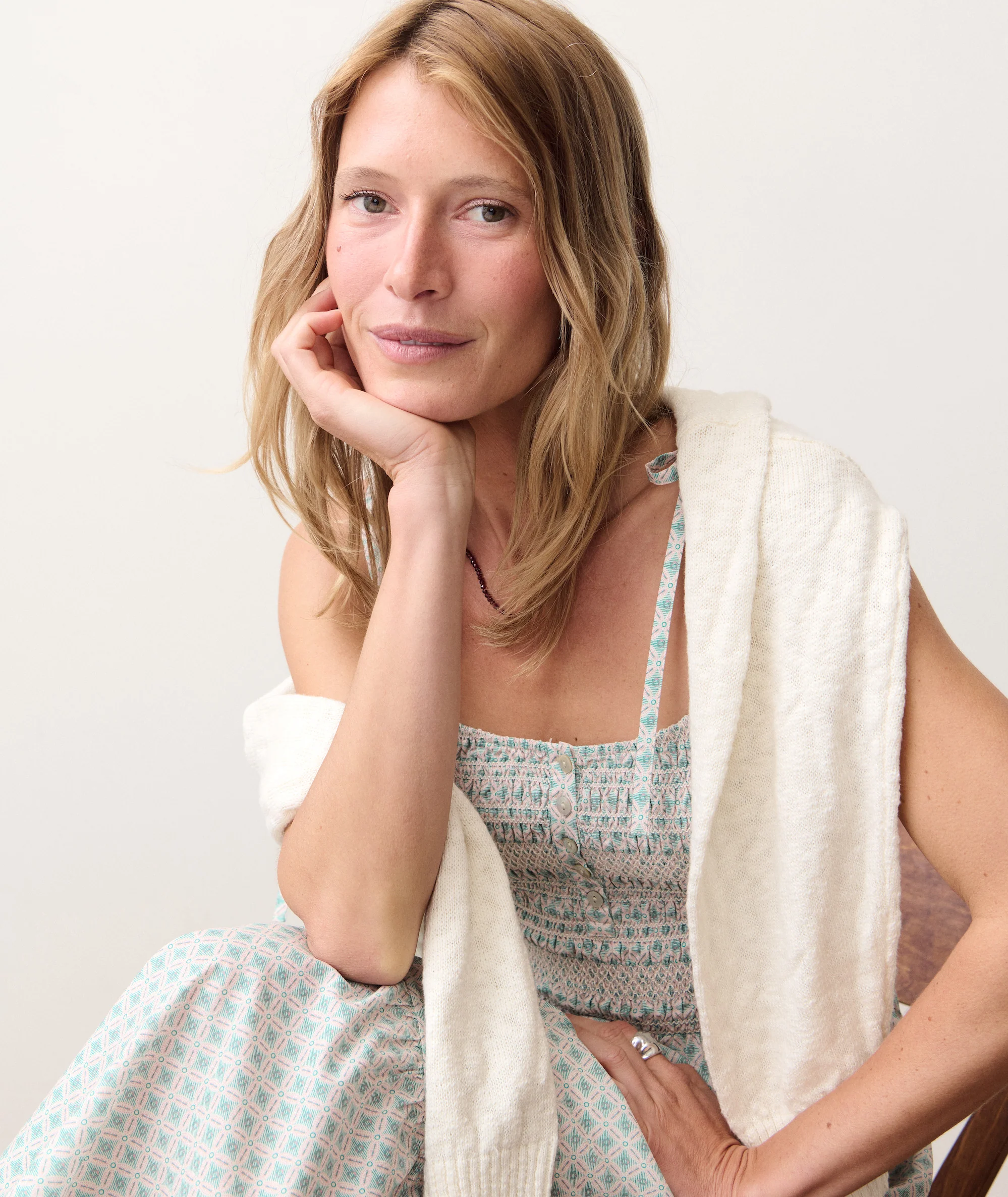 Carmen Smocked Dress - Image 4