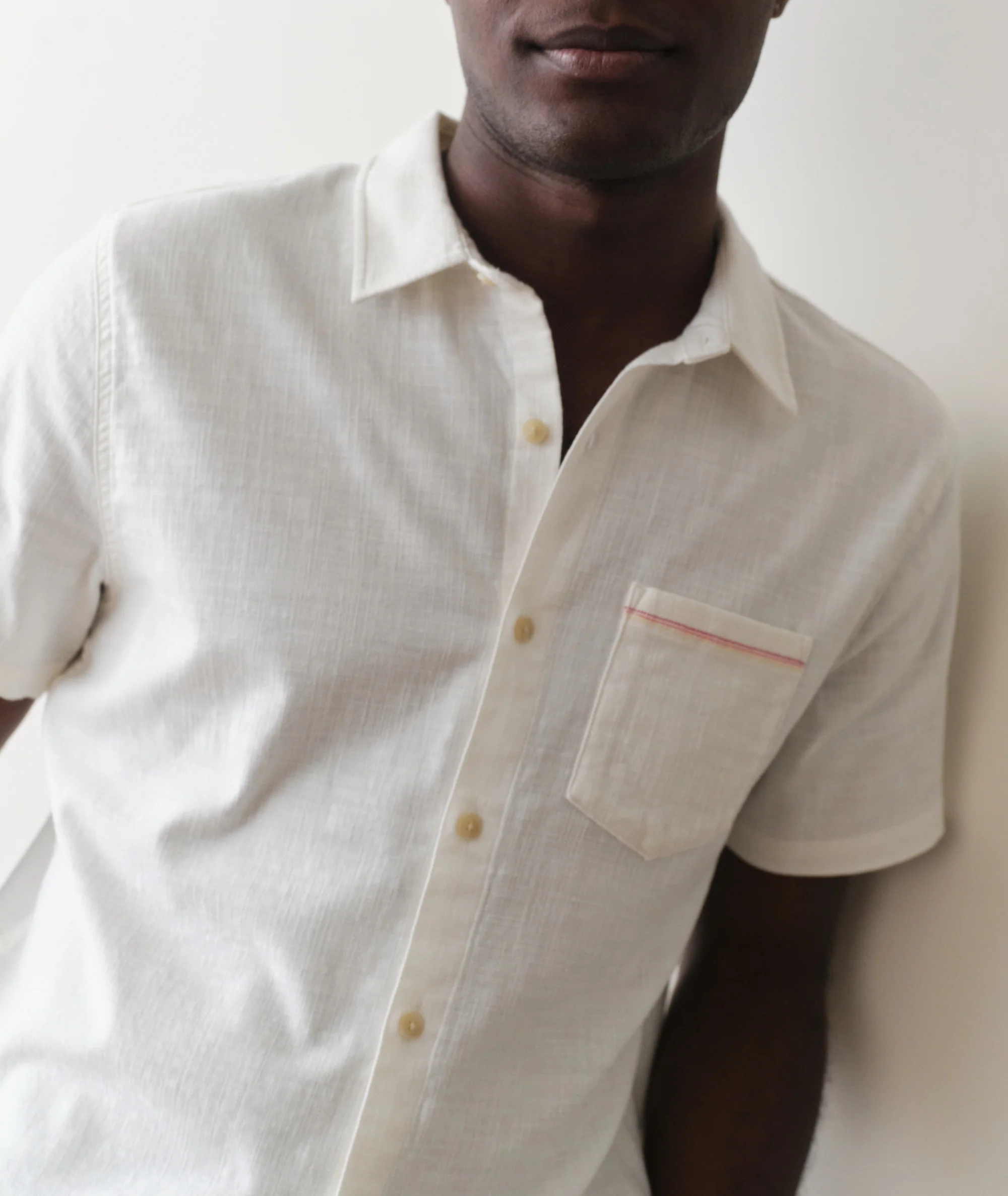 Stretch Selvage Short Sleeve Shirt - Image 4