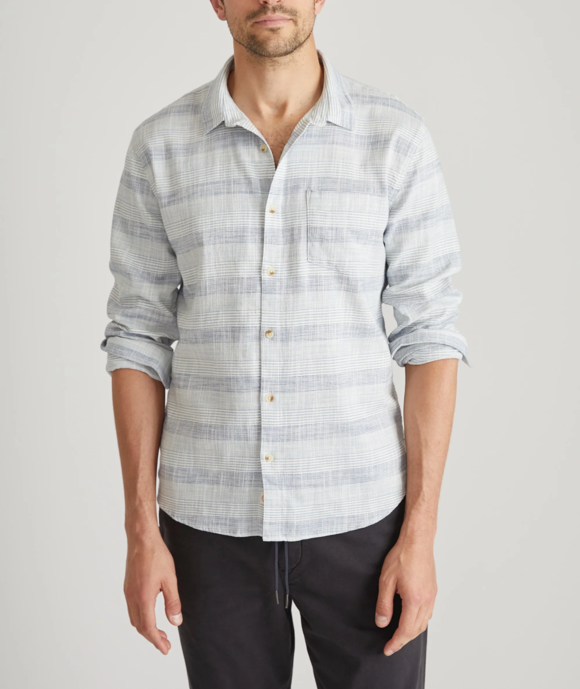 Stretch Selvage Long Sleeve Shirt - Image 3