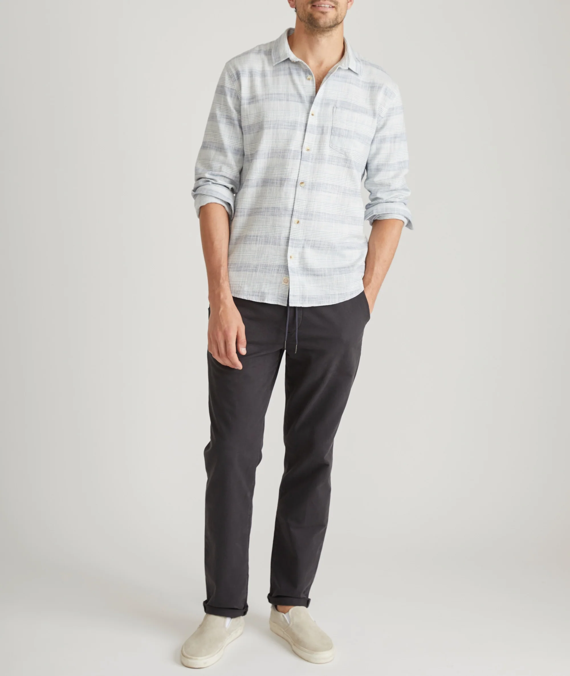 Stretch Selvage Long Sleeve Shirt - Image 6