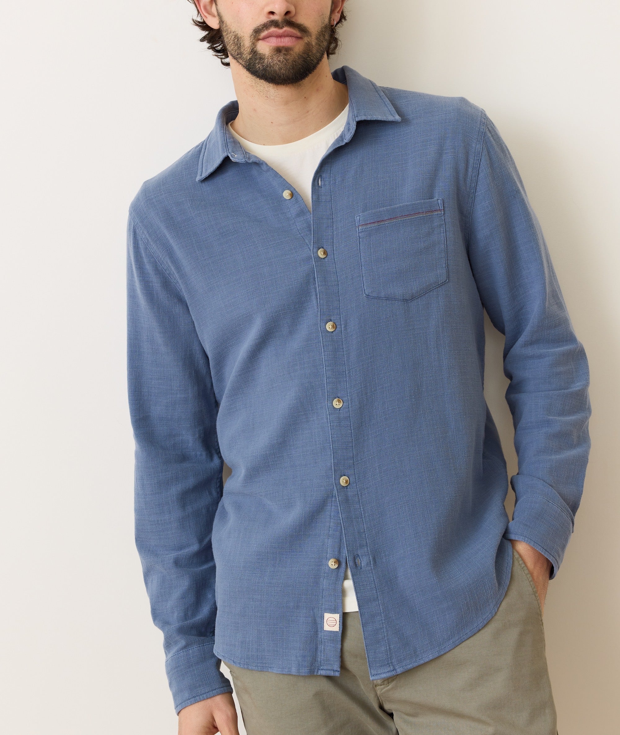 Stretch Selvage Long Sleeve Shirt - Image 2