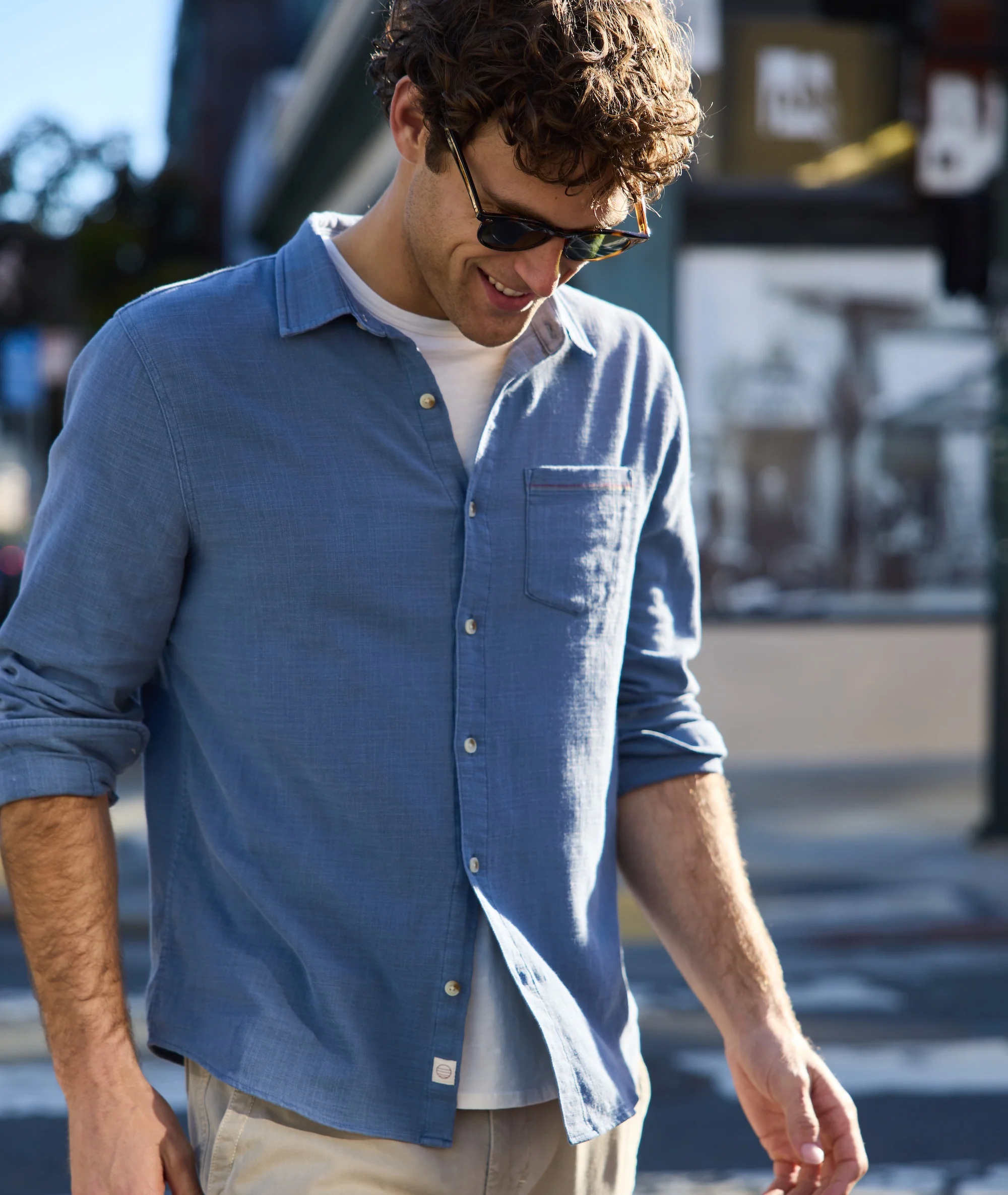 Stretch Selvage Long Sleeve Shirt - Image 6
