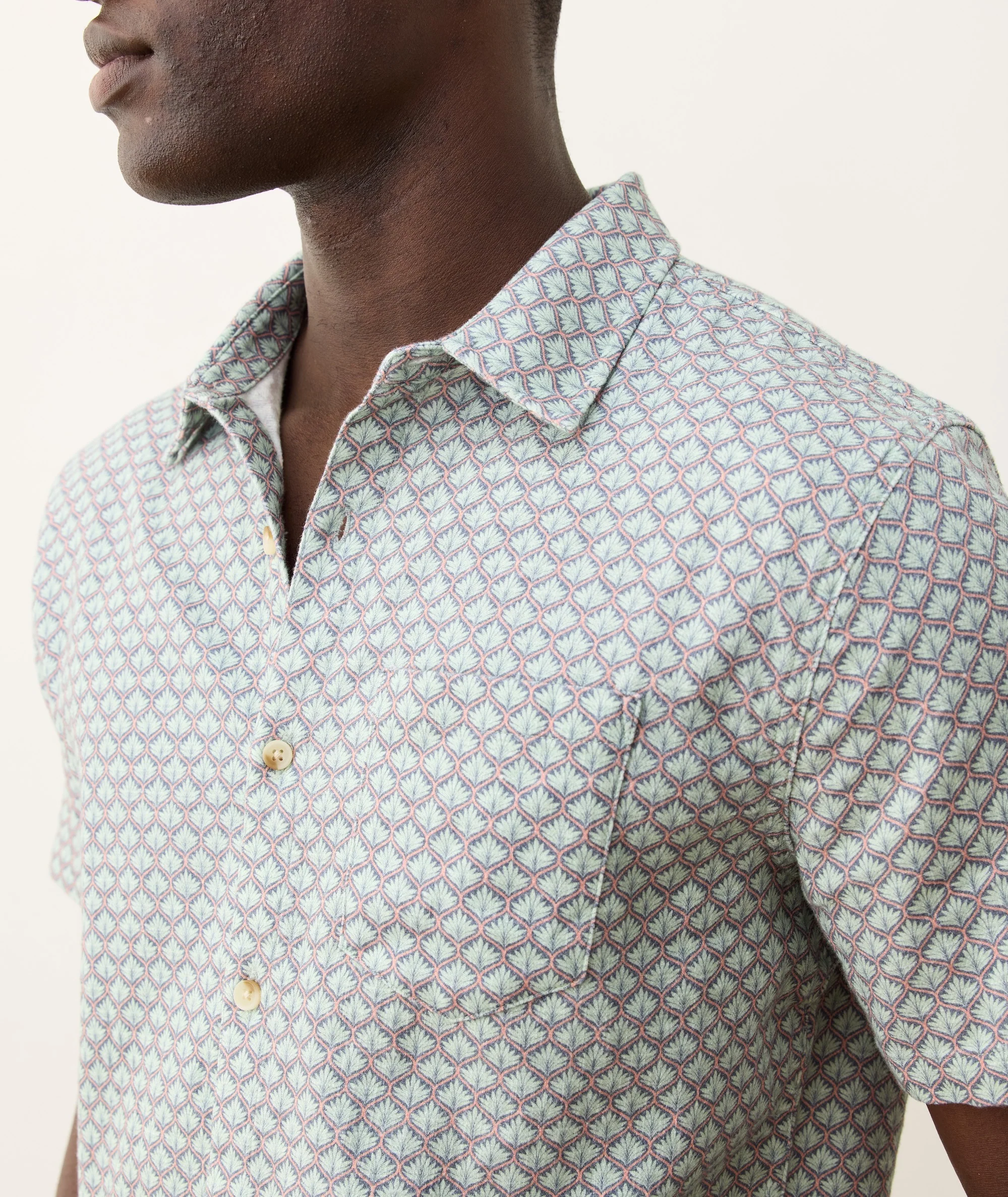 Stretch Selvage Short Sleeve Shirt - Image 5