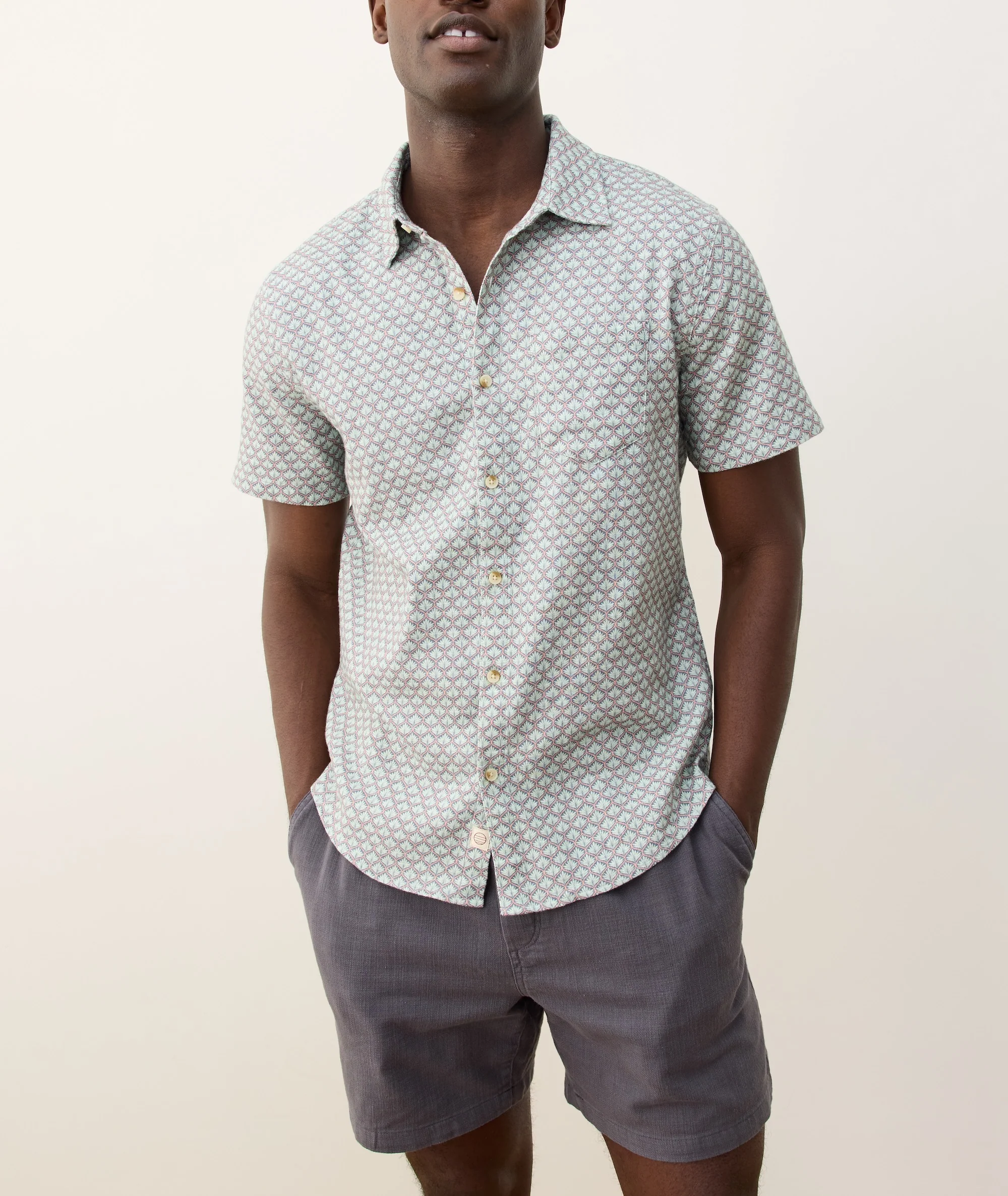 Stretch Selvage Short Sleeve Shirt - Image 6