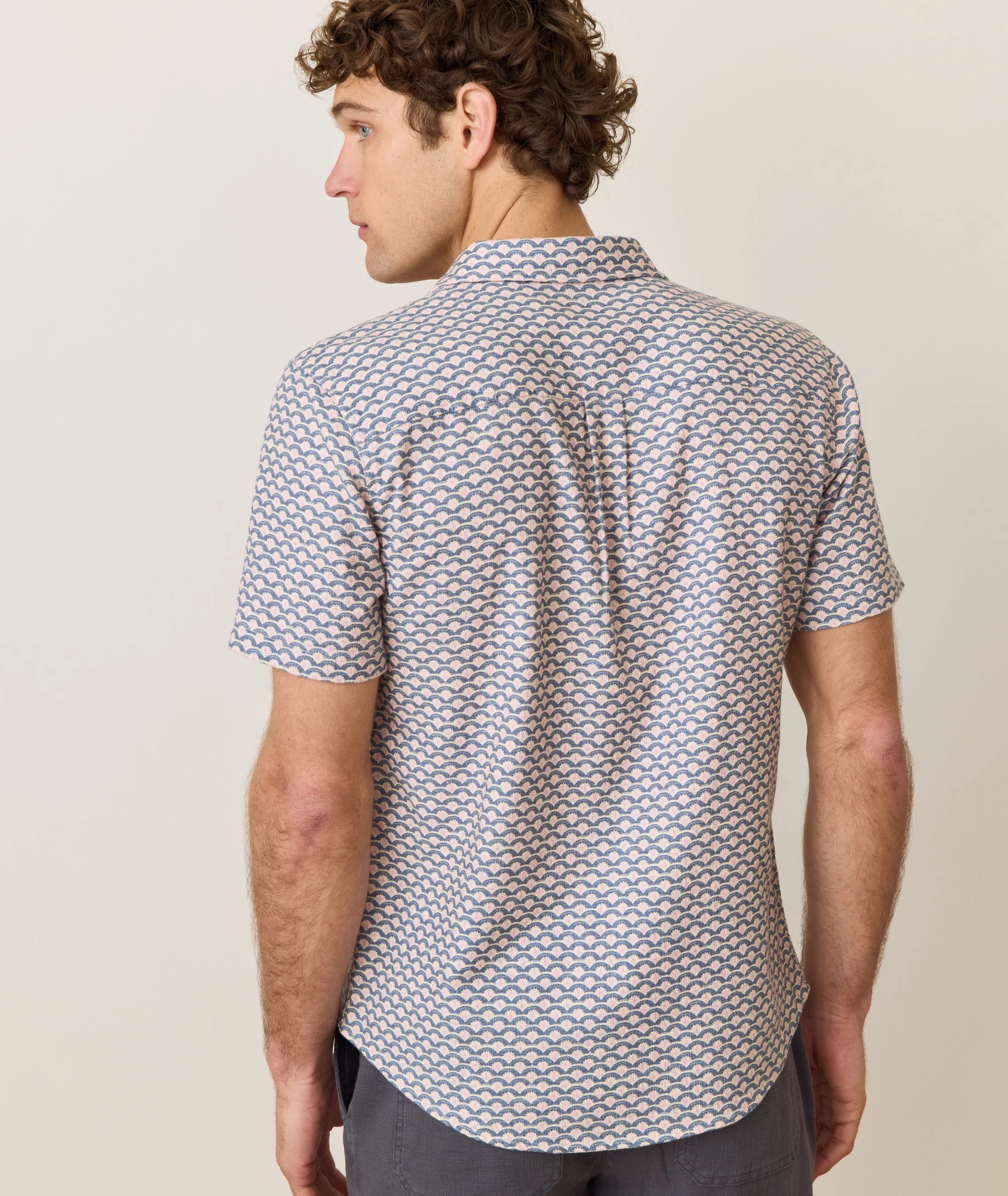 Stretch Selvage Short Sleeve Shirt - Image 5