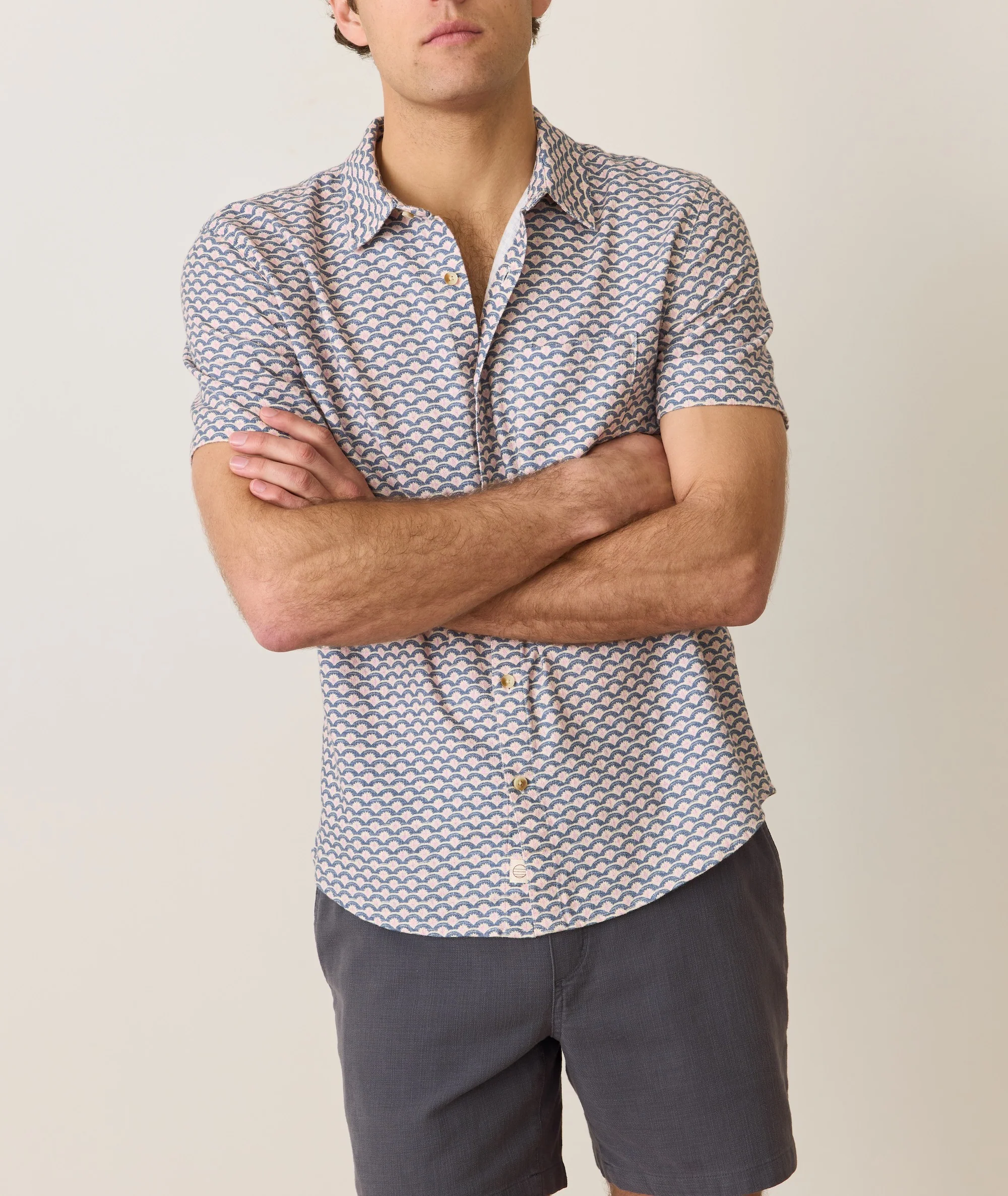 Stretch Selvage Short Sleeve Shirt - Image 7