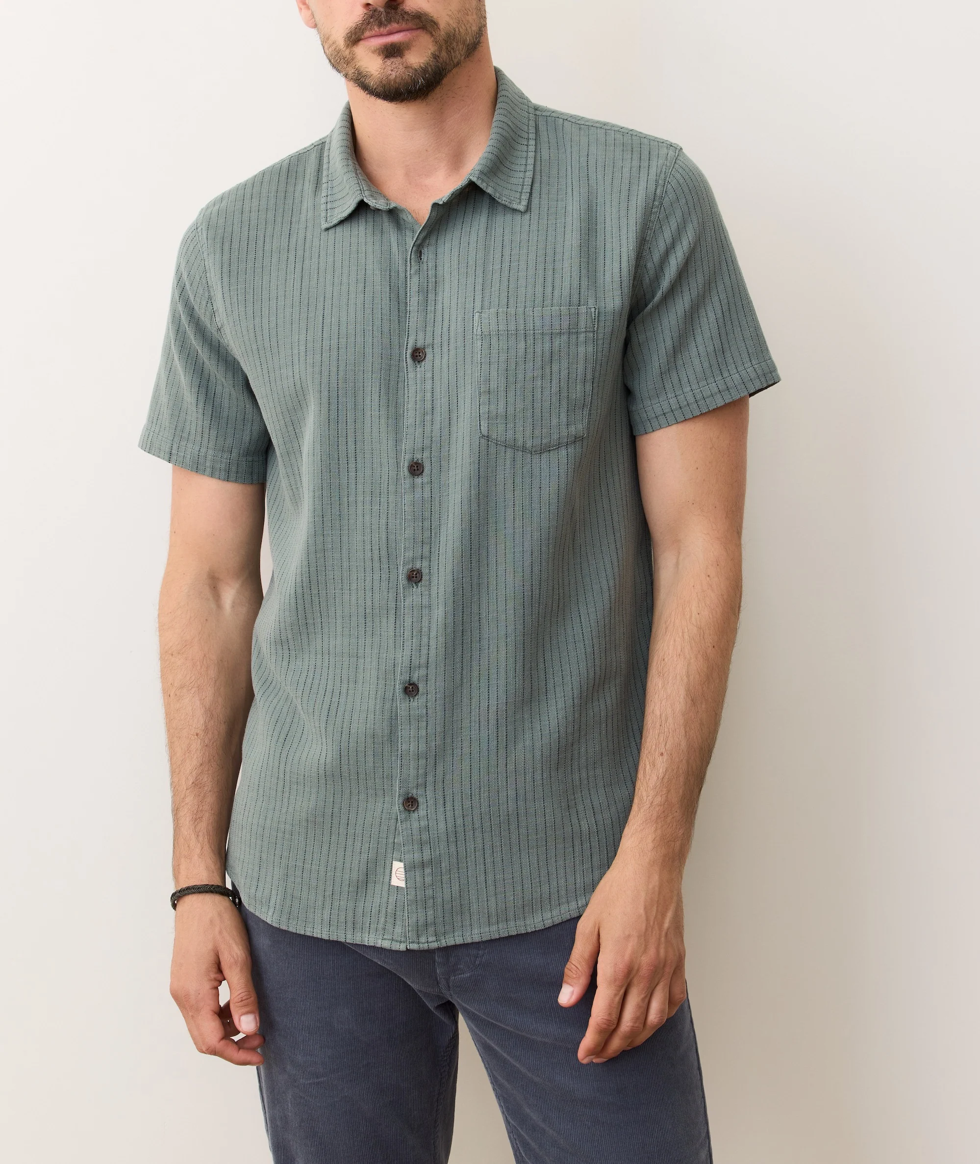 Stretch Selvage Short Sleeve Shirt - Image 5