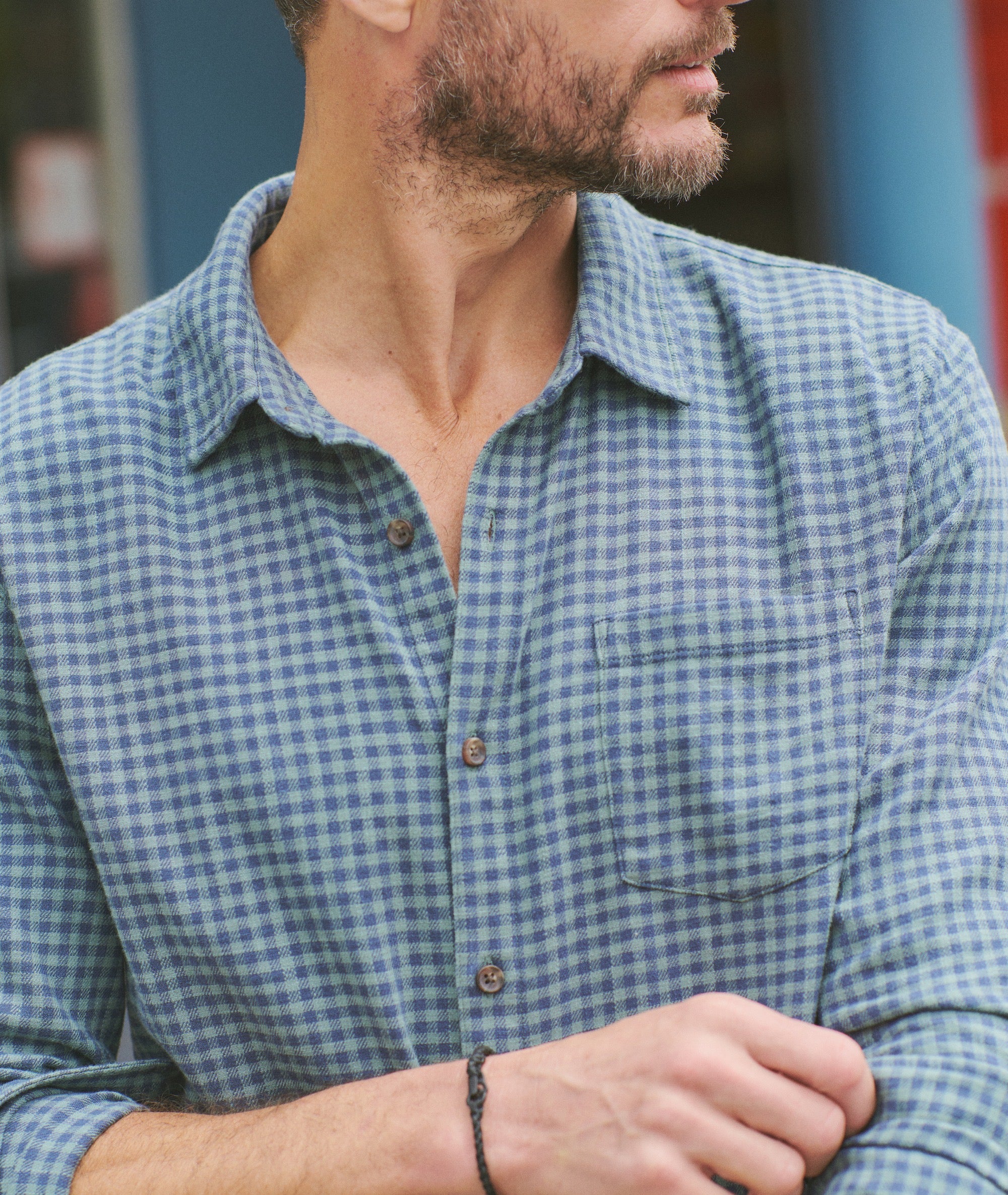 Stretch Selvage Long Sleeve Shirt - Image 4